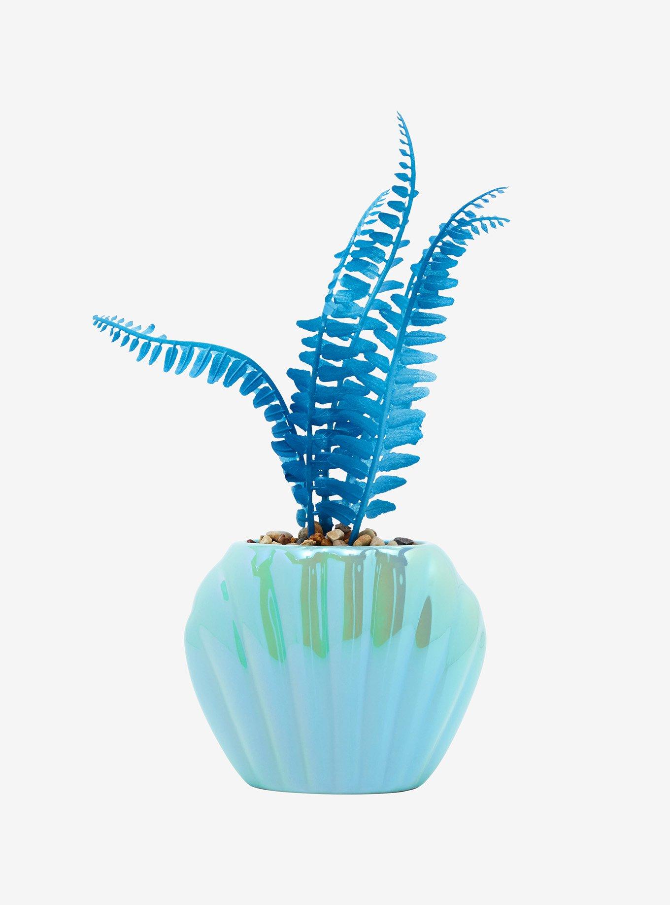 Disney The Little Mermaid Pearlized Seashell Faux Succulent Planter, , alternate