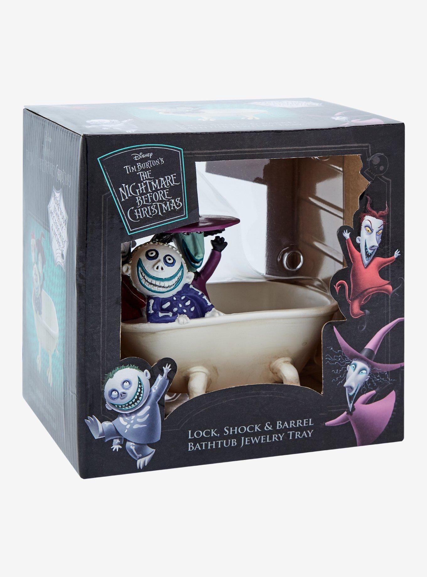 Disney The Nightmare Before Christmas Lock, Shock, and Barrel Bathtub Trinket Tray, , alternate