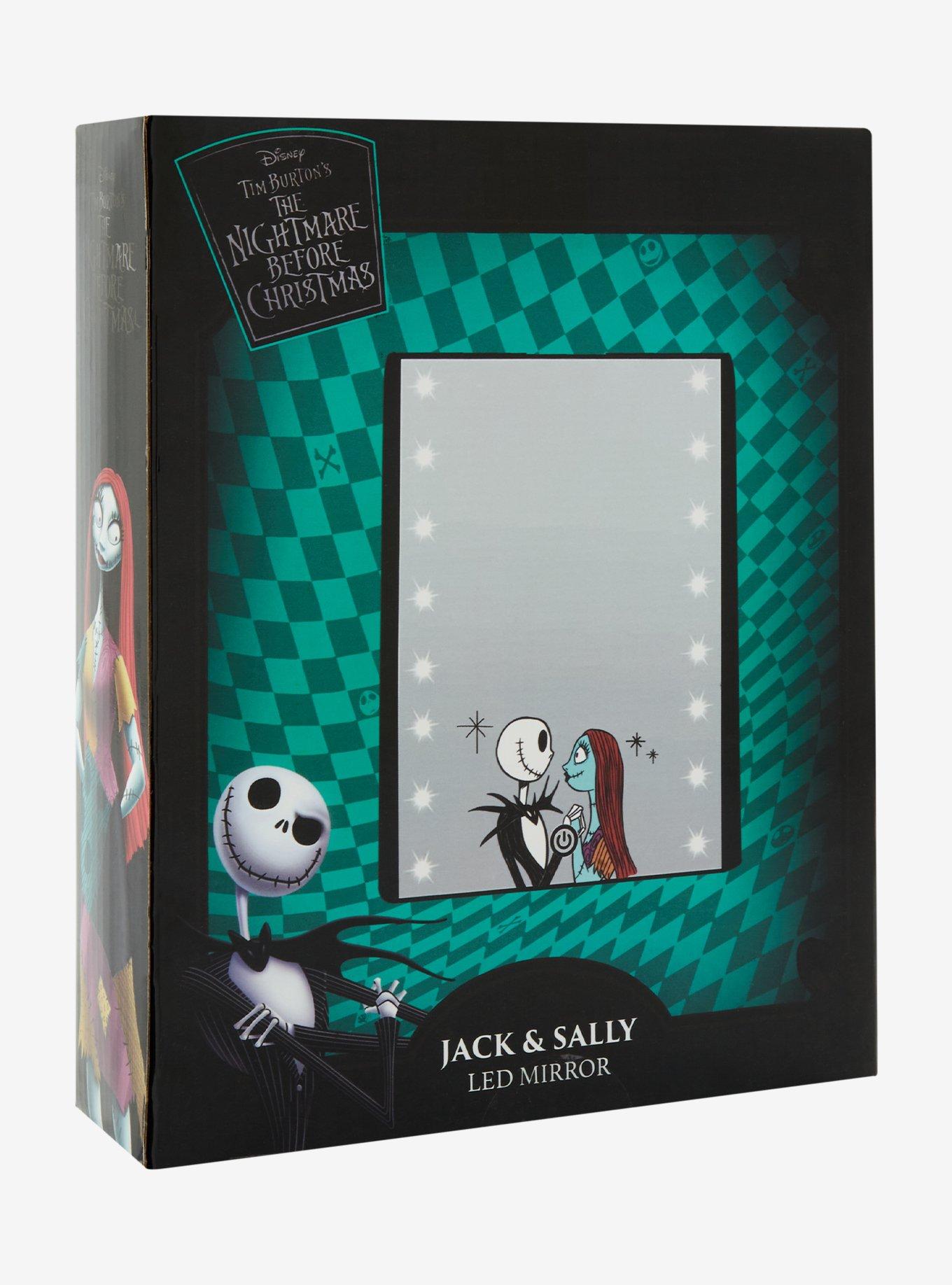 Disney The Nightmare Before Christmas Jack and Sally Light-Up LED Mirror, , alternate