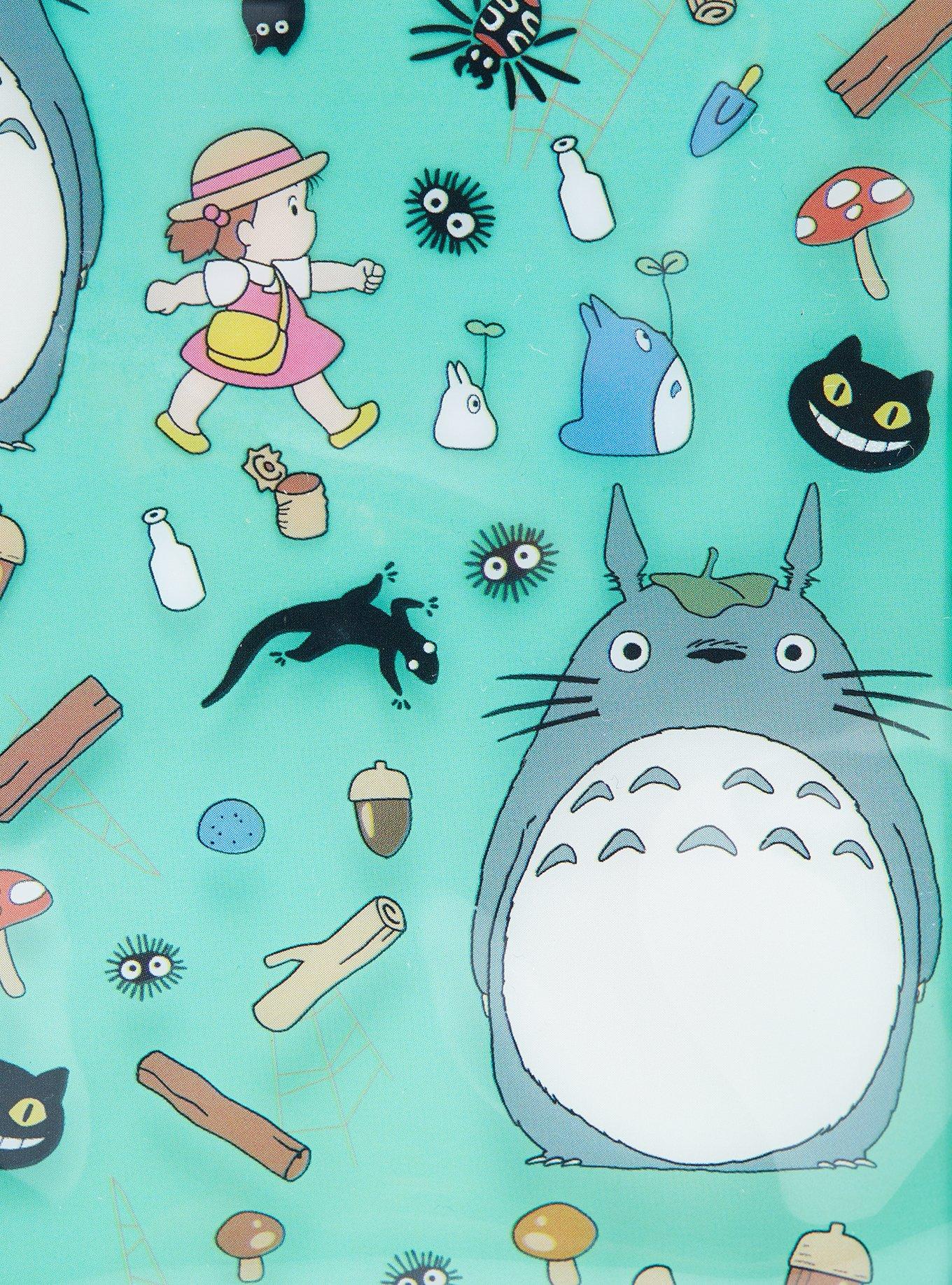 Studio Ghibli My Neighbor Totoro Allover Print Cosmetic Bag - BoxLunch Exclusive, , alternate