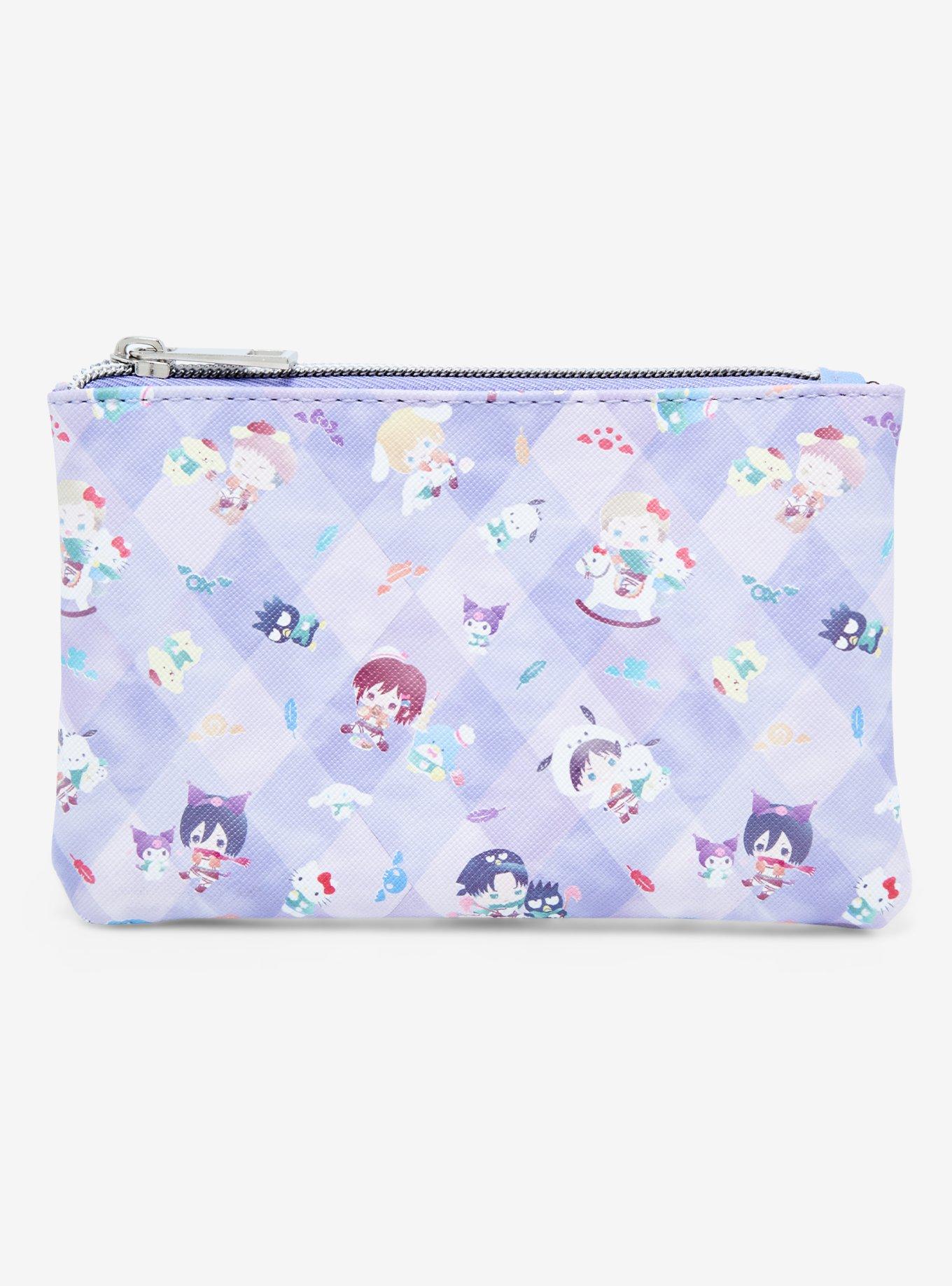 Sanrio Hello Kitty and Friends x Attack on Titan Deliver your Heart Cosmetic Bag Set - BoxLunch Exclusive, , alternate