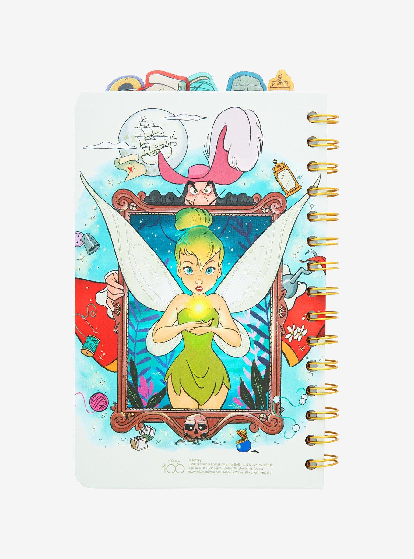 Disney 100 Peter Pan Tinker Bell & Captain Hook Frame Tab Journal - BoxLunch Exclusive , , alternate