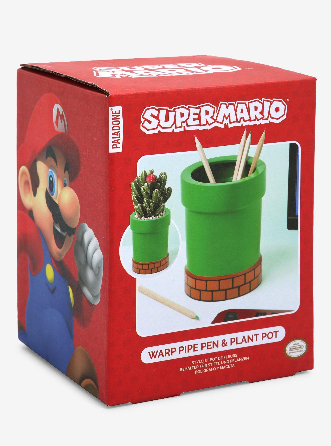 Nintendo Super Mario Bros. Warp Pipe Pen & Plant Pot, , alternate