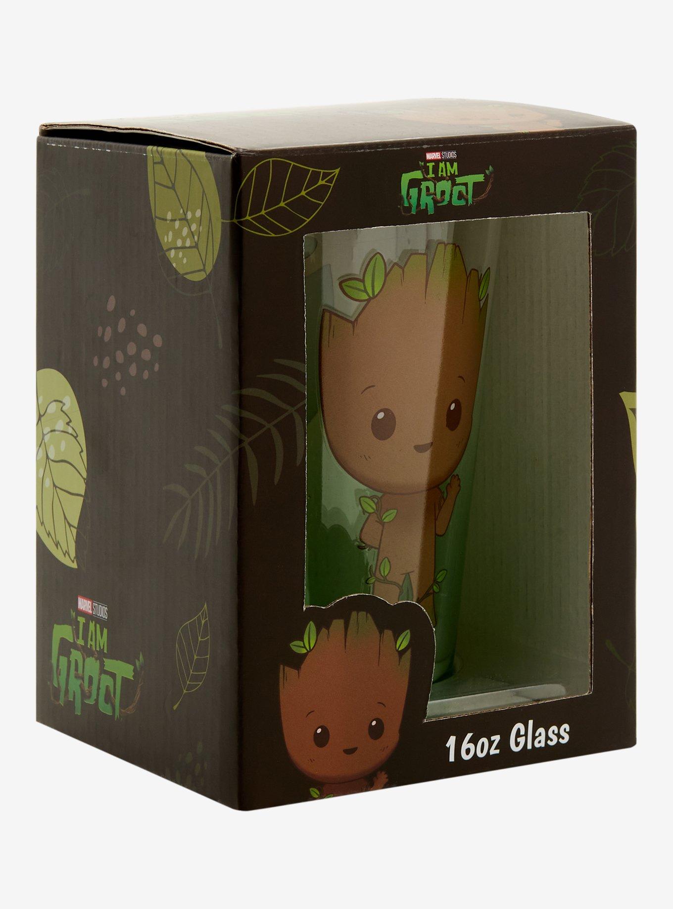 Marvel Guardians of the Galaxy Groot Waving Pint Glass - BoxLunch Exclusive, , alternate