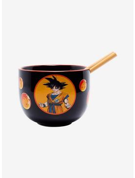 Plus Size Dragon Ball Z Goku Dragon Ball Allover Print Ramen Bowl with Chopsticks, , hi-res