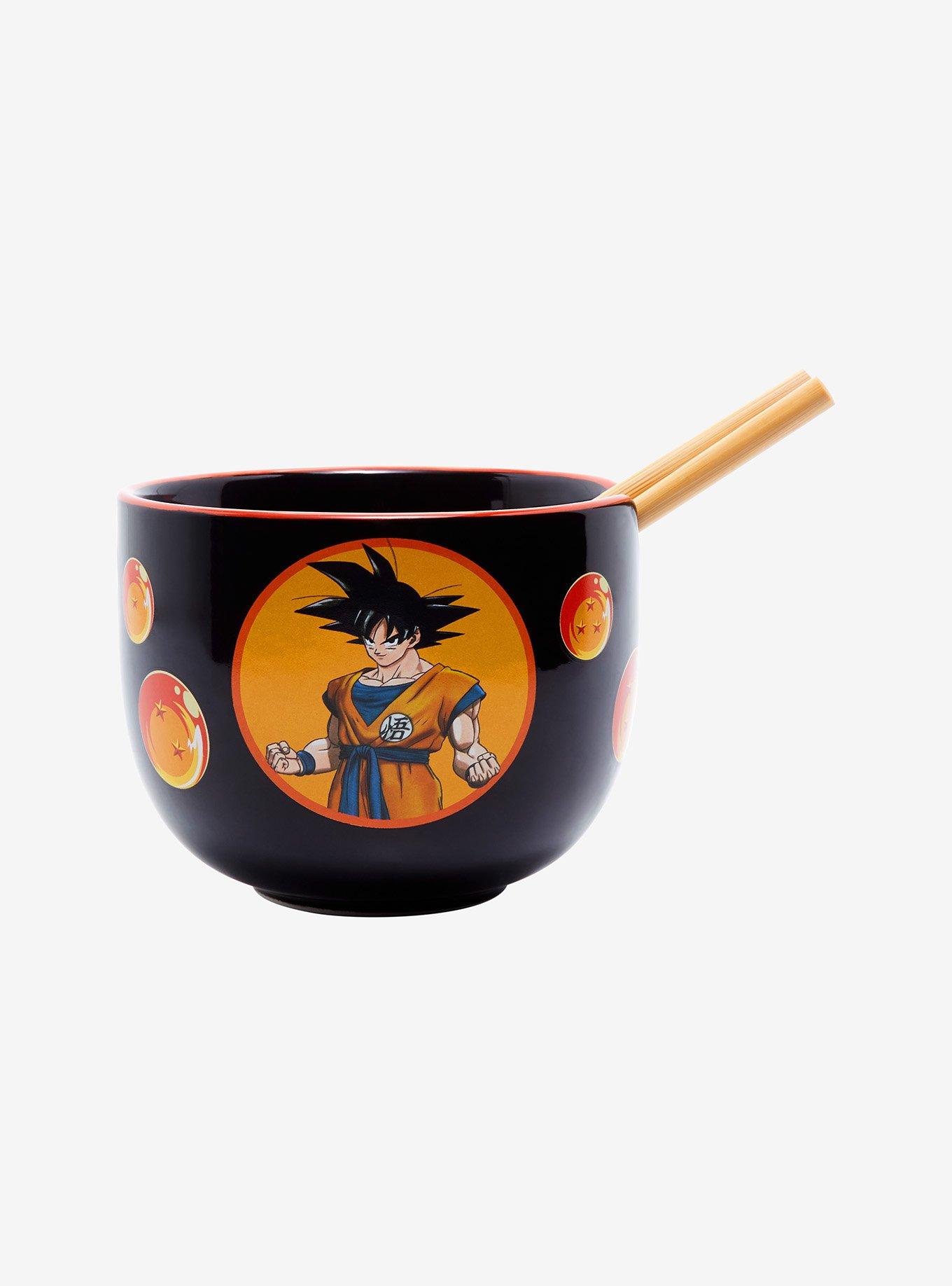 Dragon Ball Z Goku Dragon Ball Allover Print Ramen Bowl with Chopsticks, , alternate
