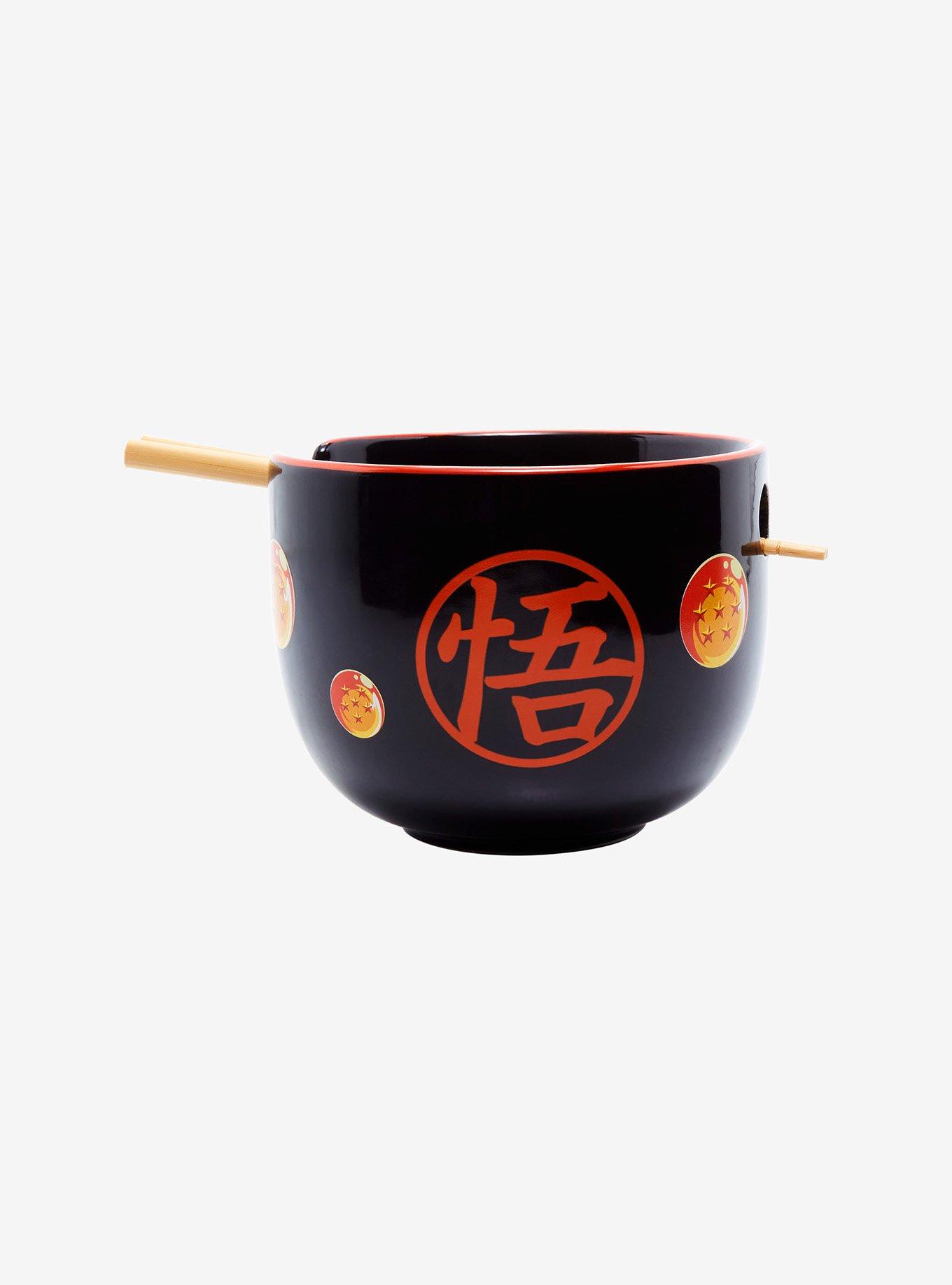 Dragon Ball Z Goku Dragon Ball Allover Print Ramen Bowl with Chopsticks, , alternate
