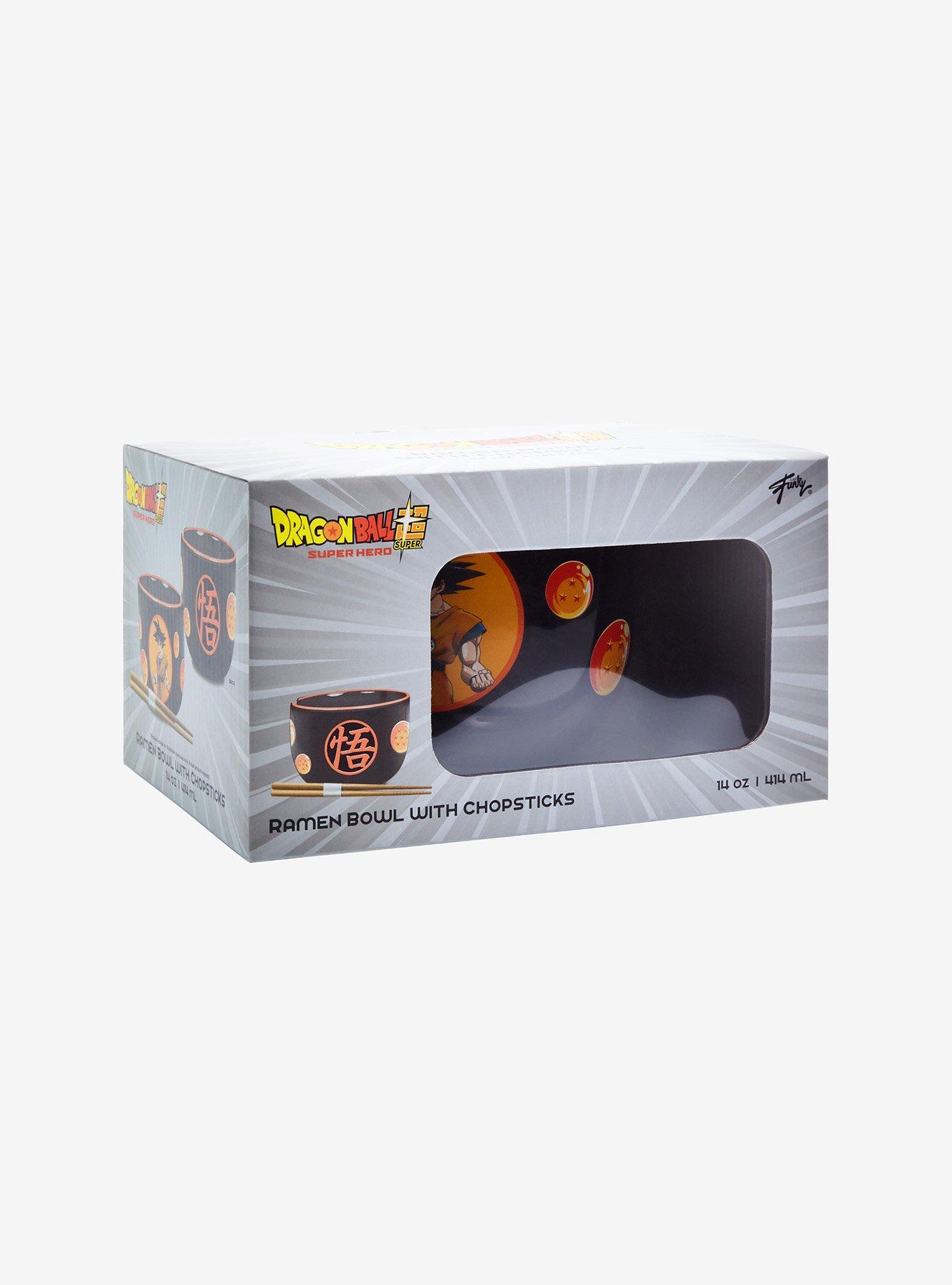 Dragon Ball Z Goku Dragon Ball Allover Print Ramen Bowl with Chopsticks, , alternate
