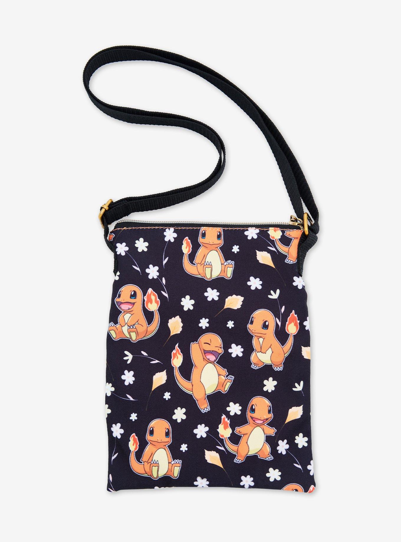 Loungefly Pokemon Charmander Flower Passport Crossbody Bag, , alternate