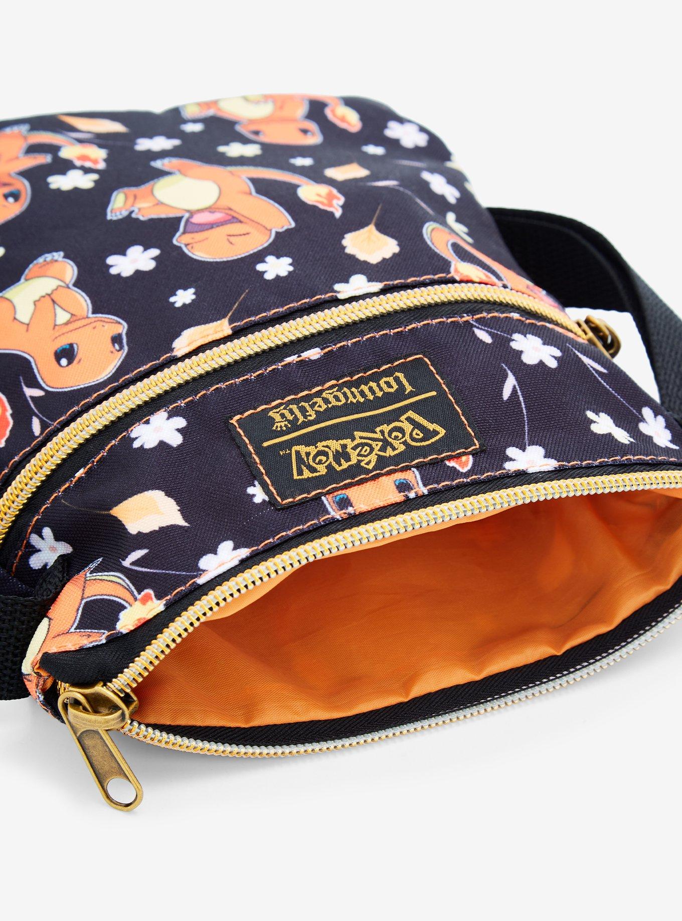 Loungefly Pokemon Charmander Flower Passport Crossbody Bag, , alternate