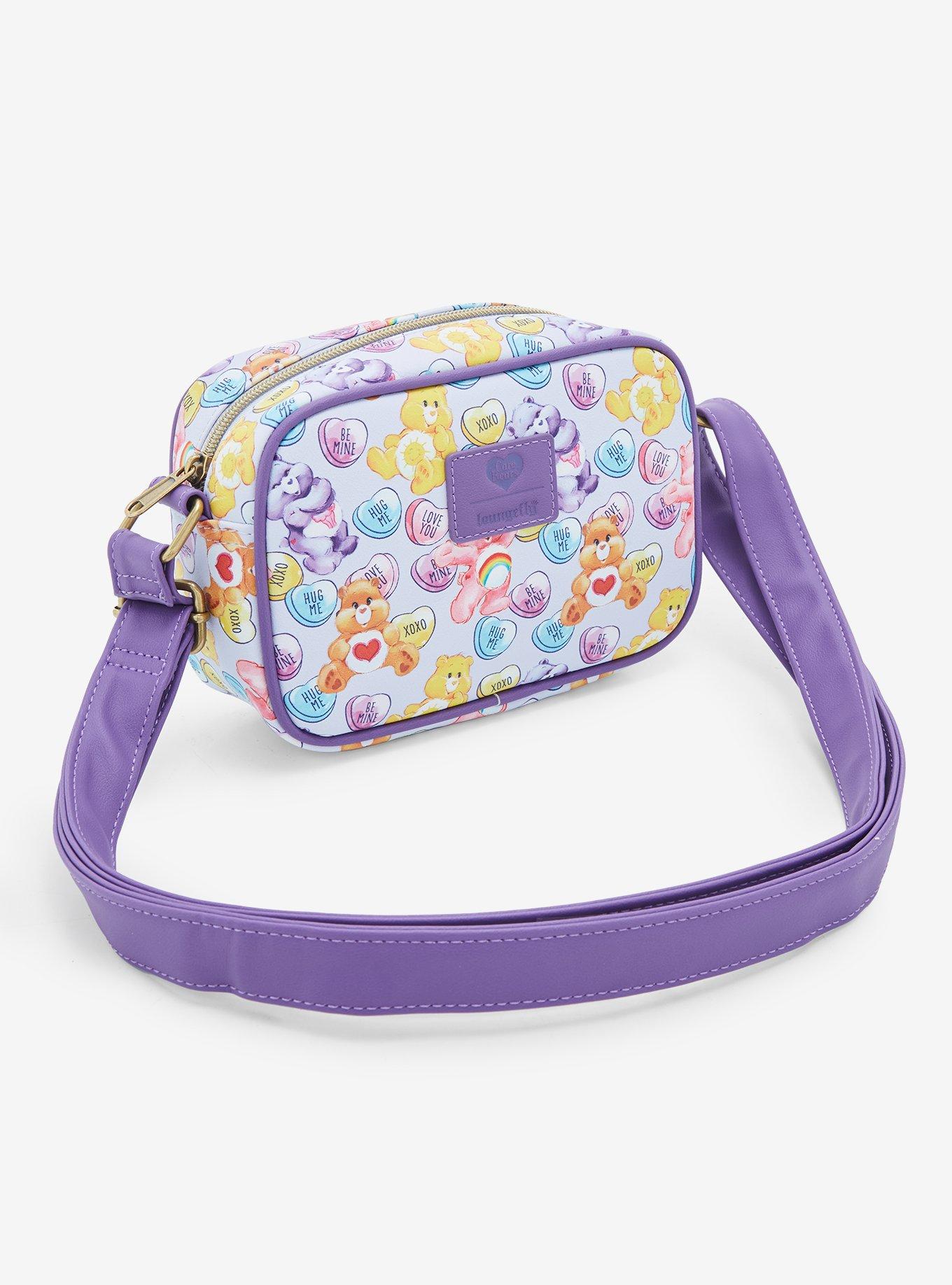 Loungefly Care Bears Valentine's Day Hearts Camera Crossbody Bag, , alternate