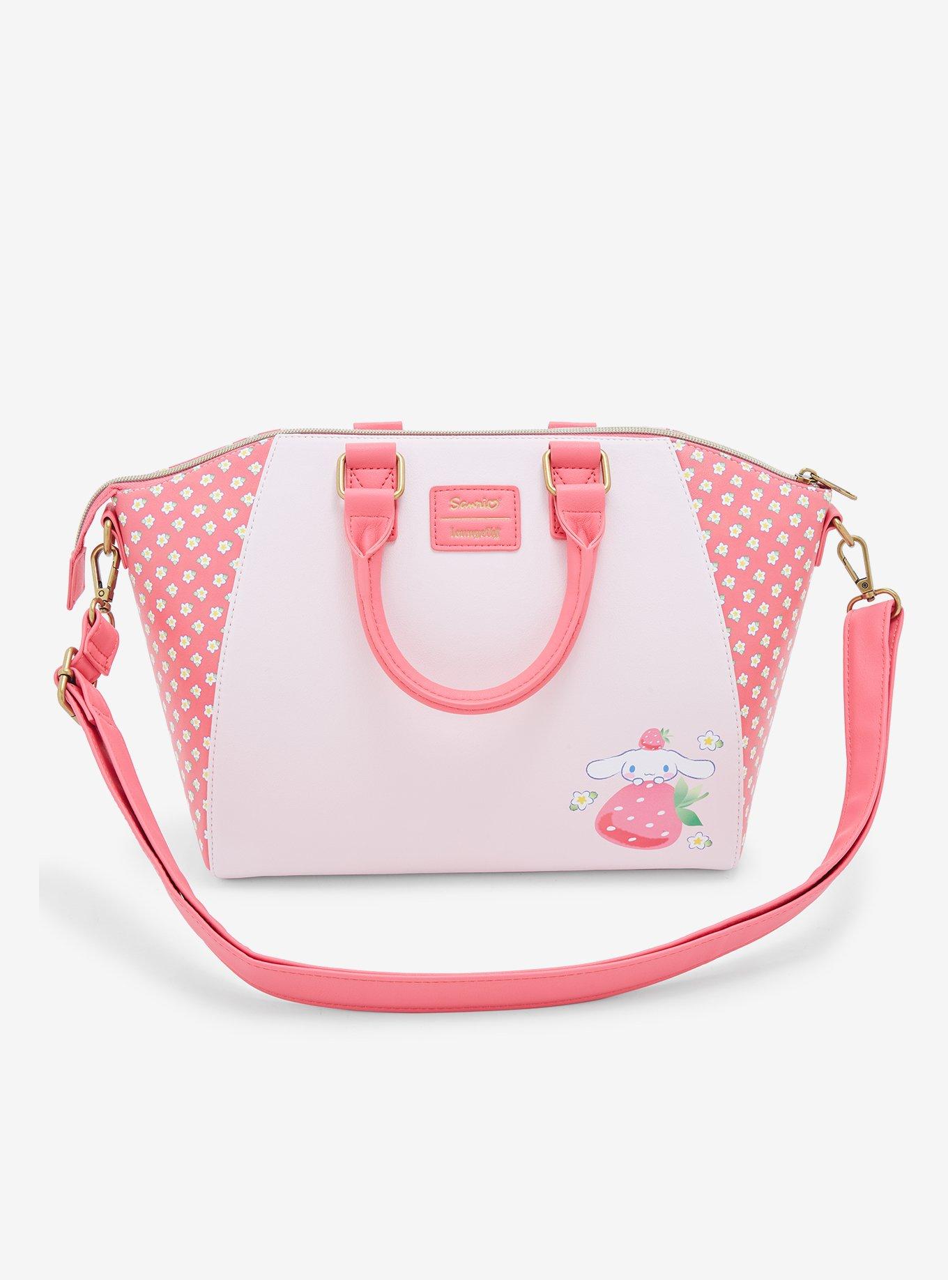 Loungefly Cinnamoroll Strawberries Satchel Bag, , alternate