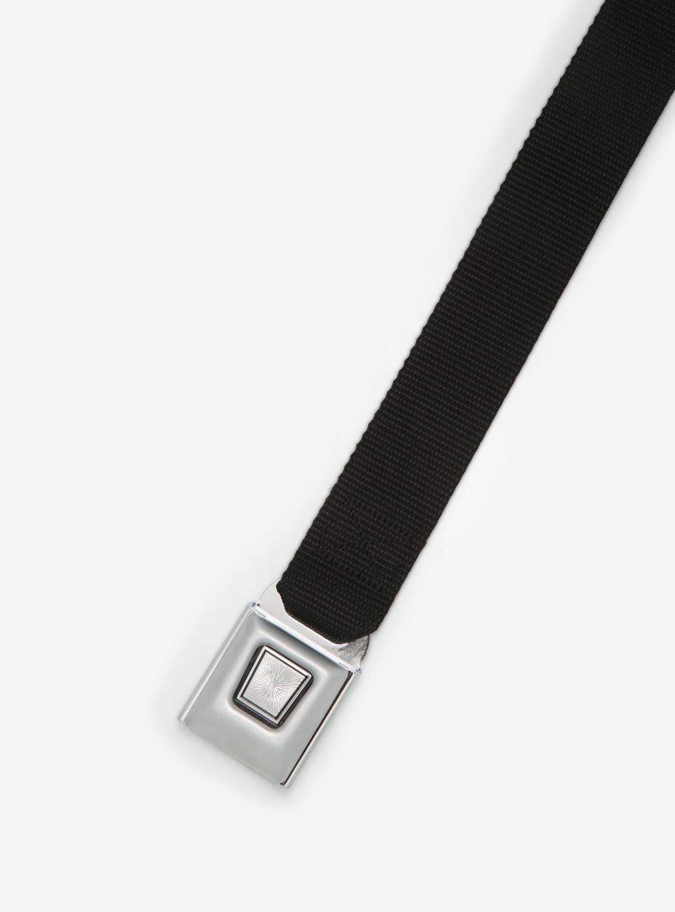 Buckle-Down Black Seat Belt Belt, , alternate