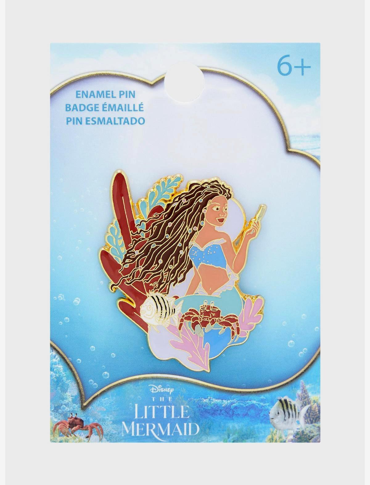 Loungefly Disney The Little Mermaid Ariel & Friends Enamel Pin - BoxLunch Exclusive, , alternate