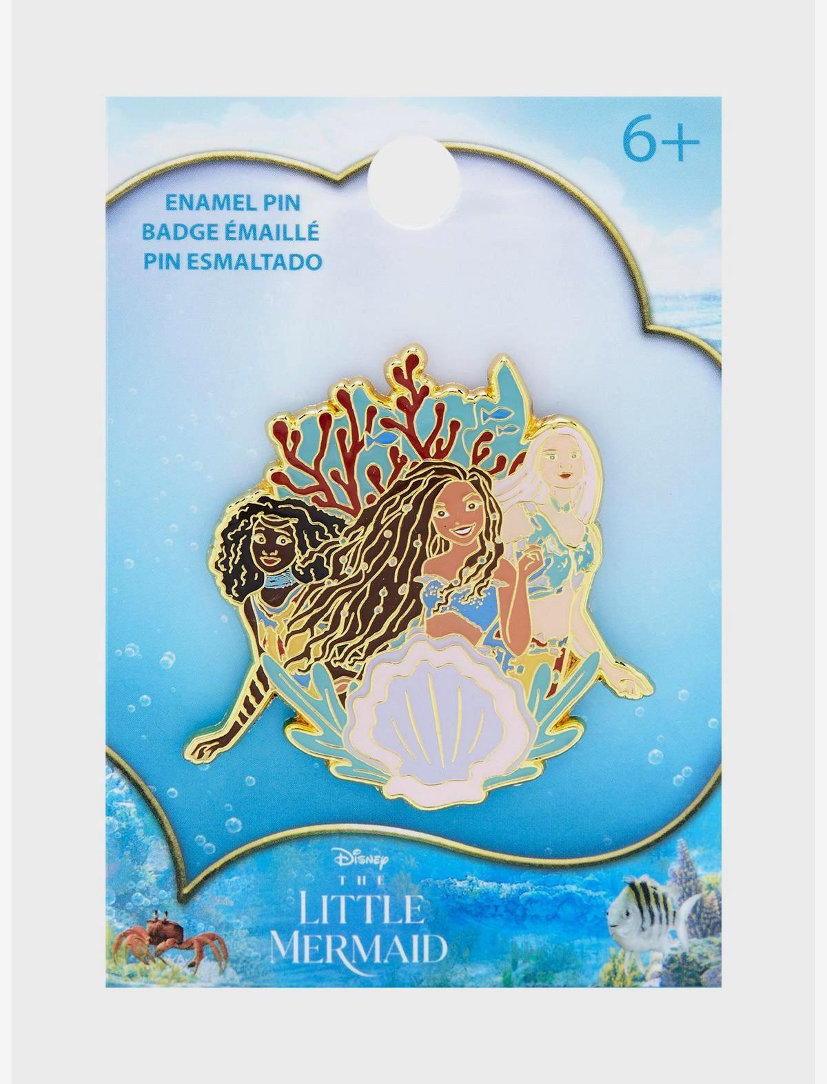 Loungefly Disney The Little Mermaid Ariel & Sisters Enamel Pin - BoxLunch Exclusive, , alternate