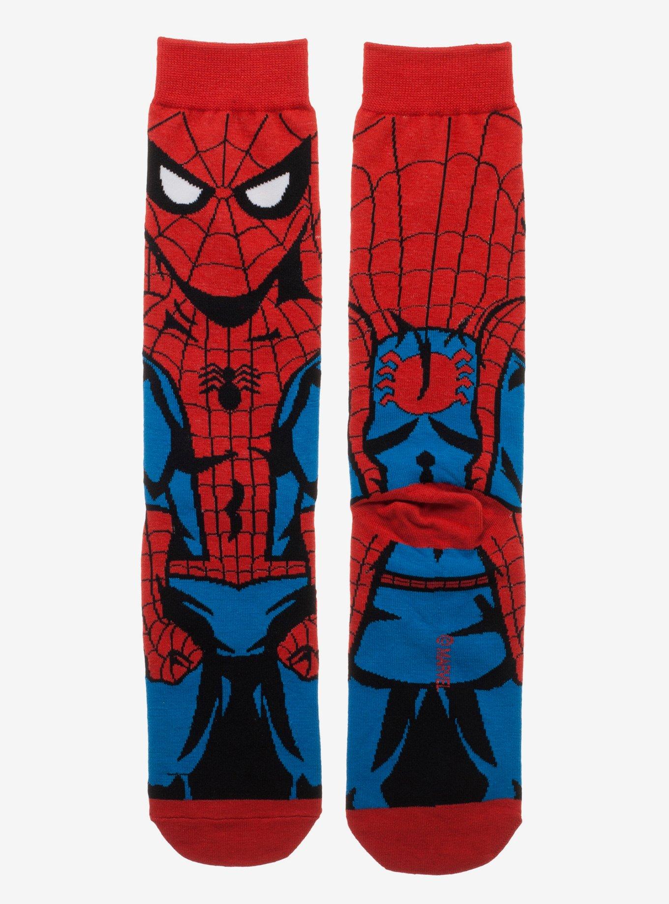 Marvel Spider-Man Classic Crew Socks, , alternate