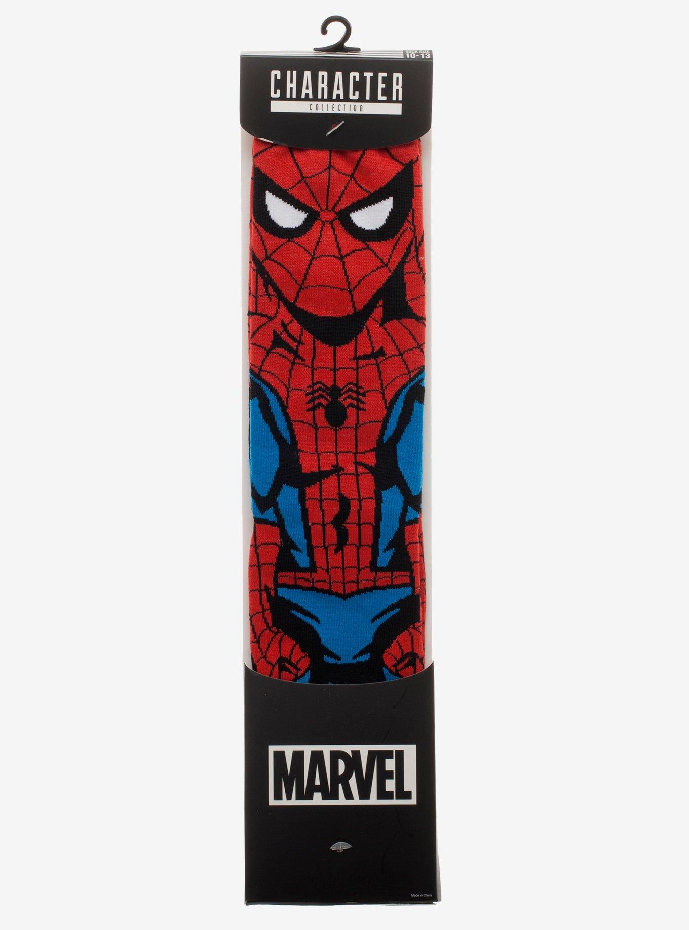 Marvel Spider-Man Classic Crew Socks, , alternate