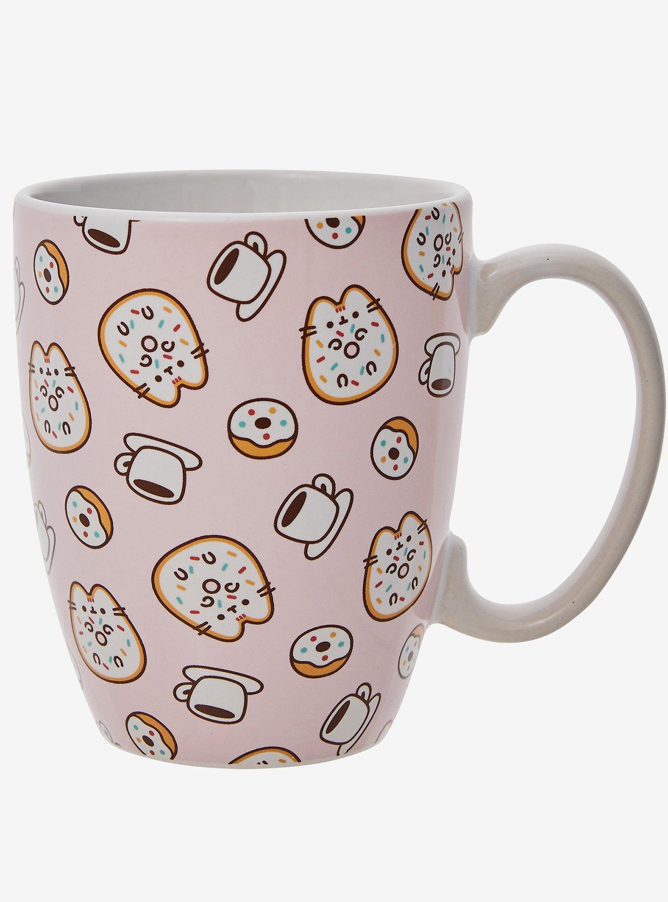 Pusheen Donuts & Coffee Mug, , alternate