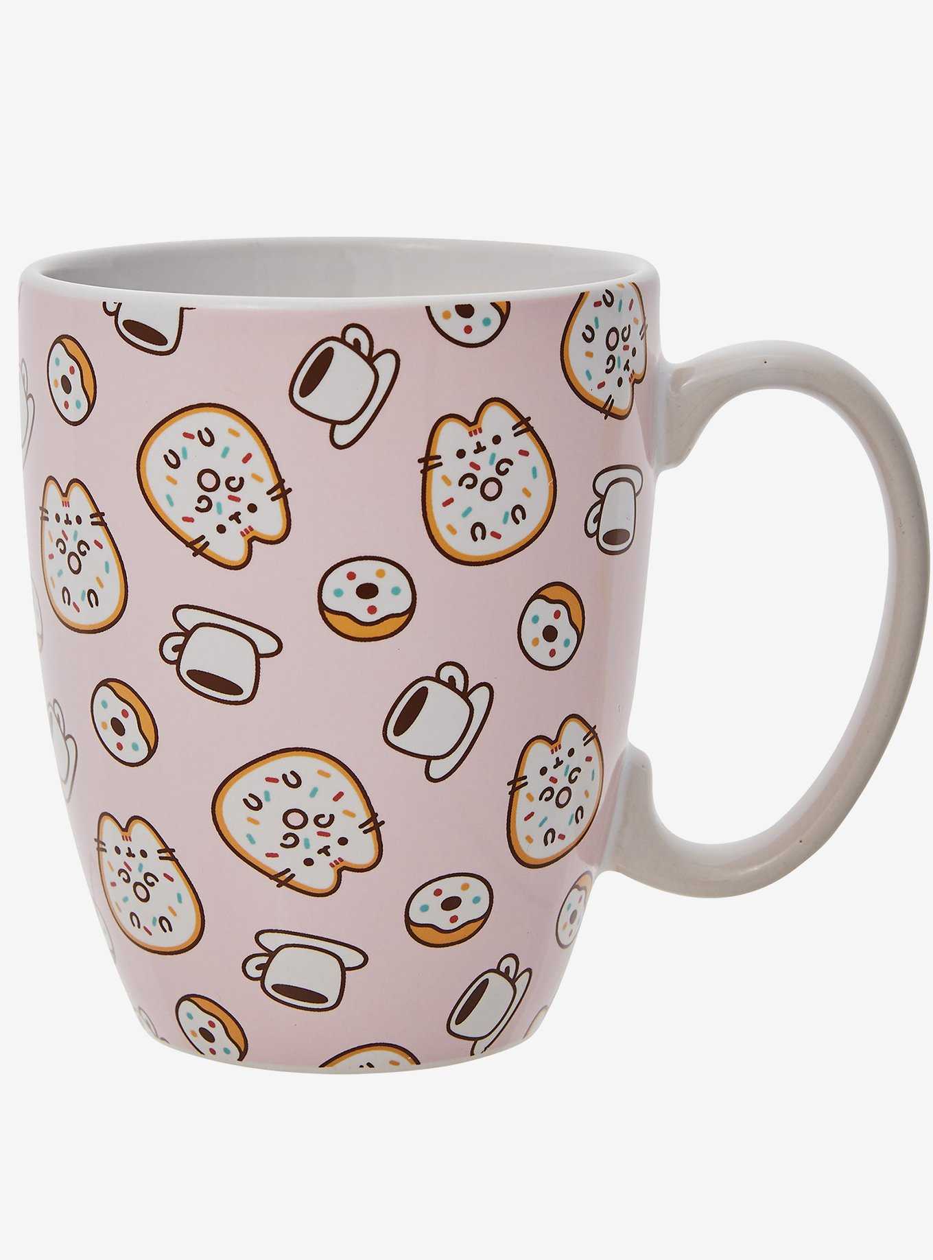 Pusheen Donuts & Coffee Mug, , hi-res