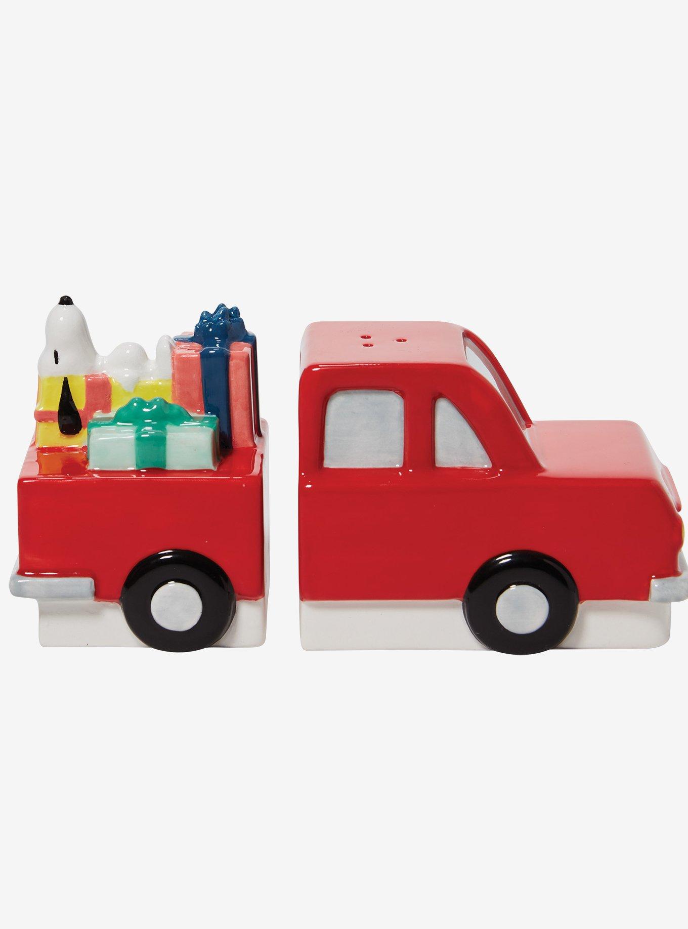 Peanuts Snoopy Red Truck Salt & Pepper Shaker Set, , alternate