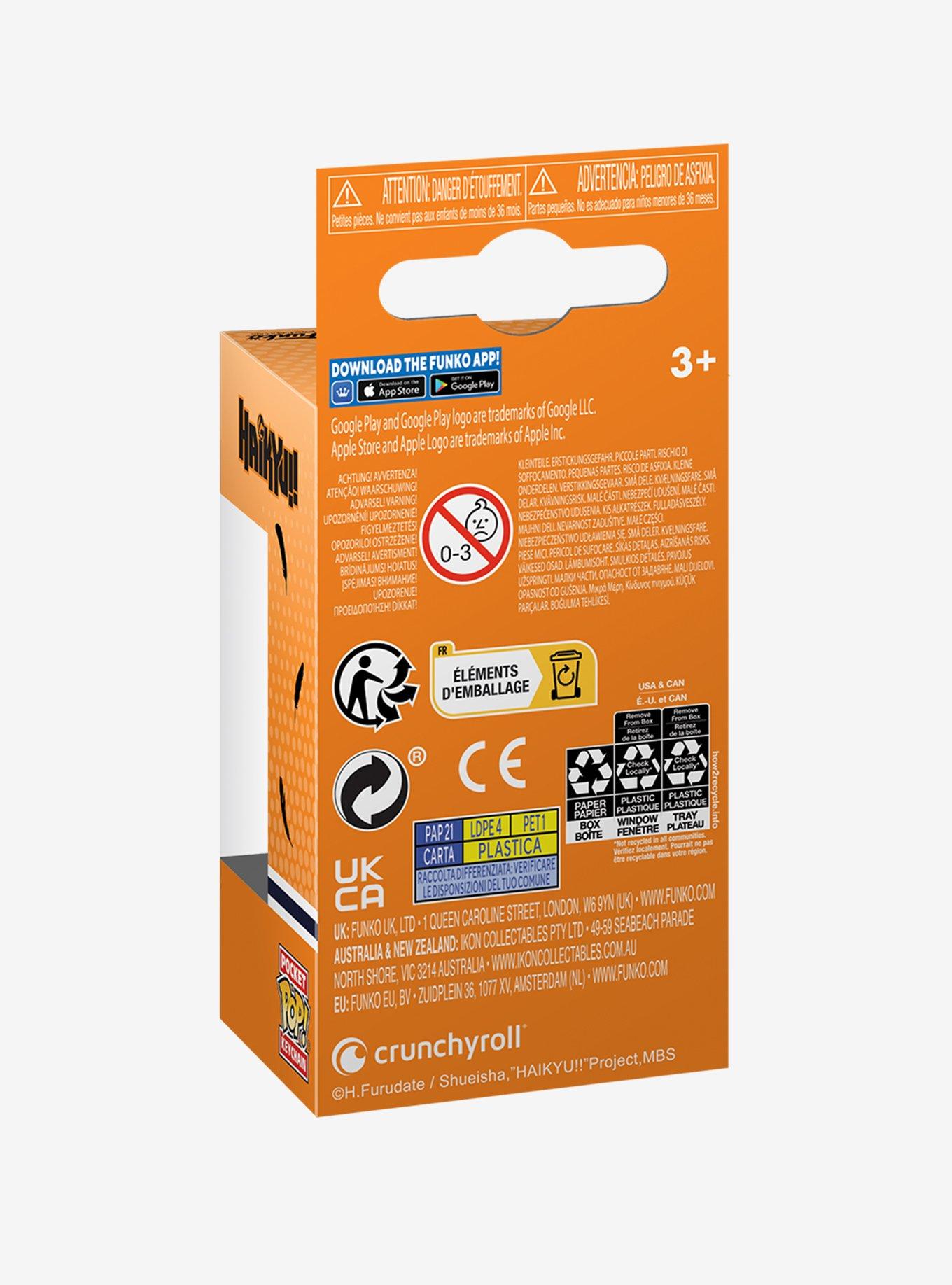 Funko Pop! Animation Haikyu!! Shoyo Hinata Vinyl Keychain - BoxLunch Exclusive , , alternate