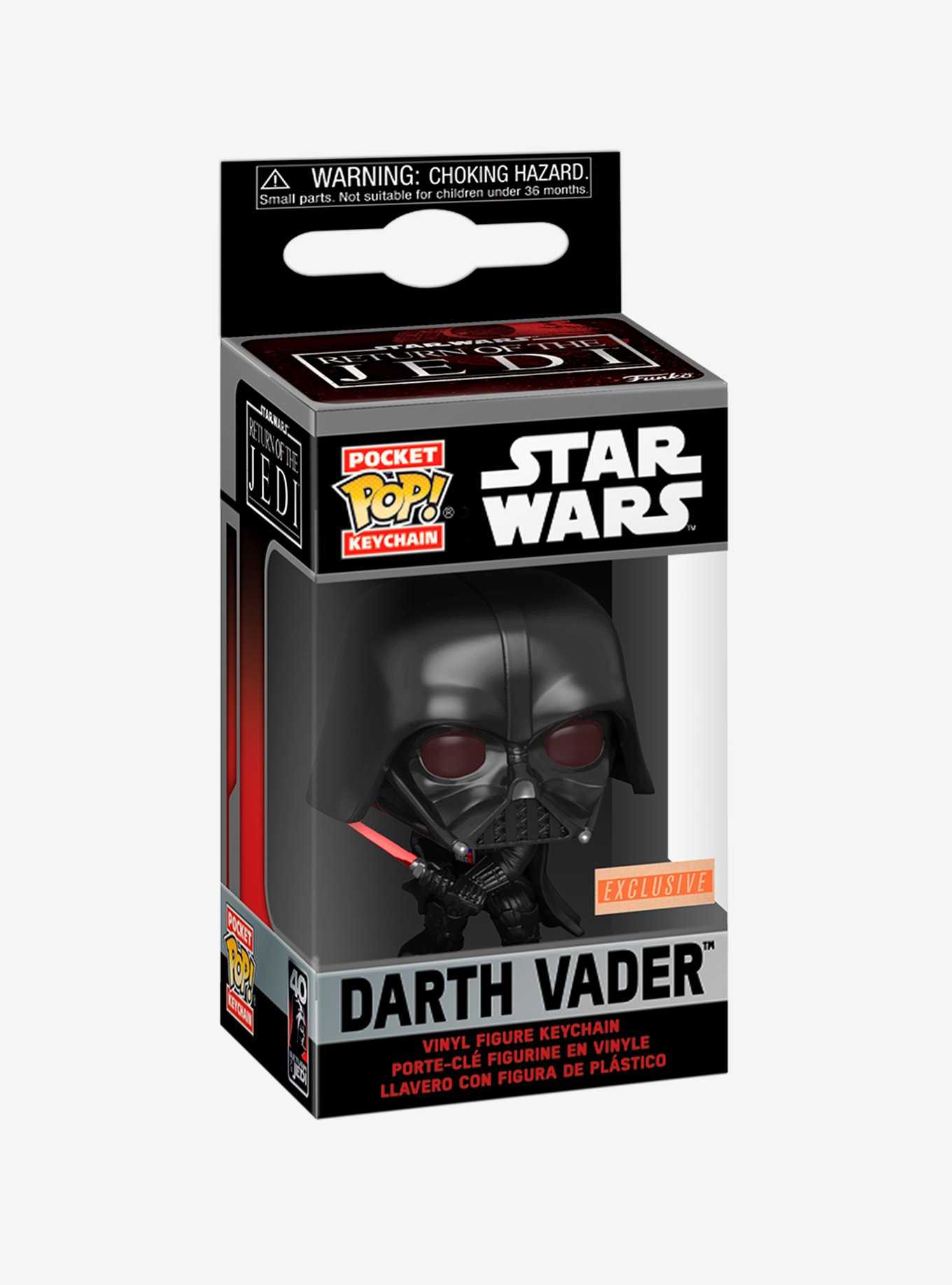 Funko Pocket Pop! Star Wars Return of the Jedi 40th Anniversary Darth Vader Vinyl Keychain - BoxLunch Exclusive, , hi-res