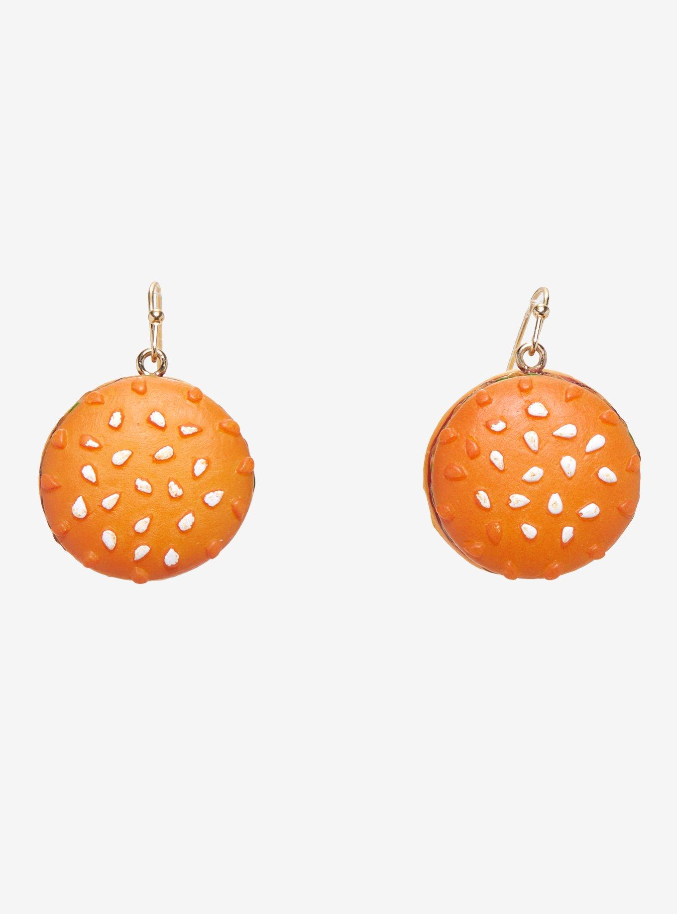 Hamburger Drop Earrings, , alternate