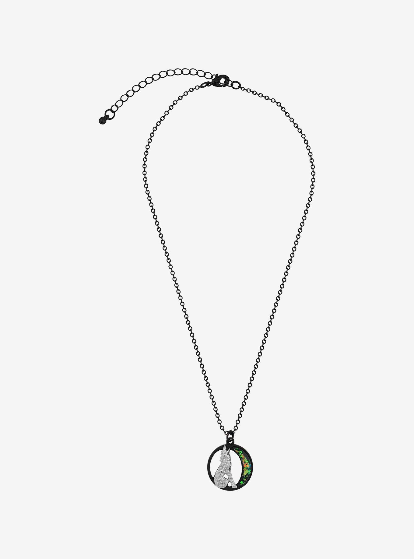 Howling Wolf Necklace, , alternate