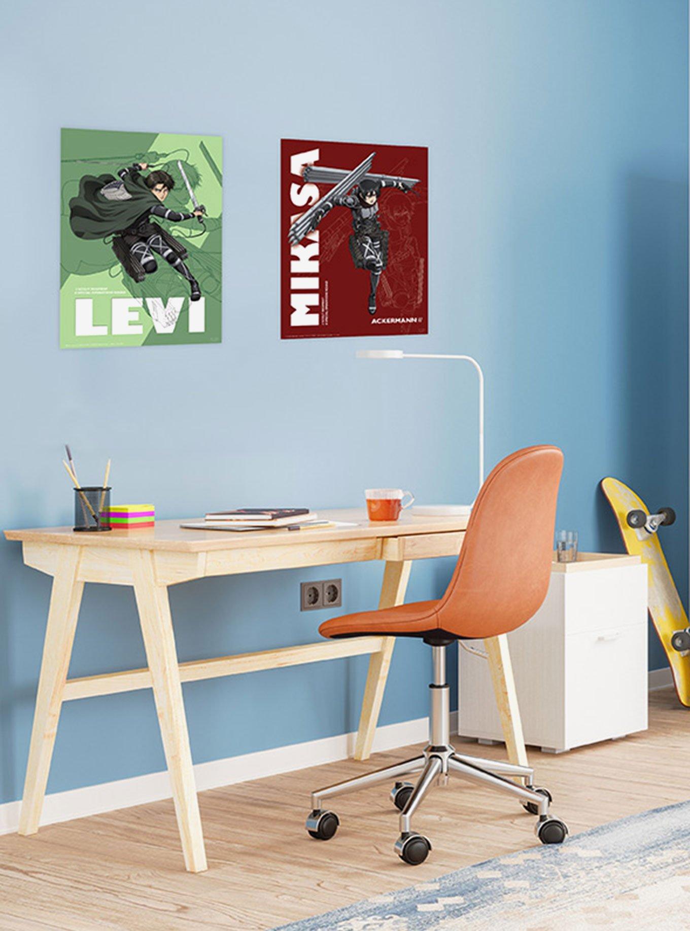 Attack On Titan Mikasa and Levi Boxed Poster Set, , alternate