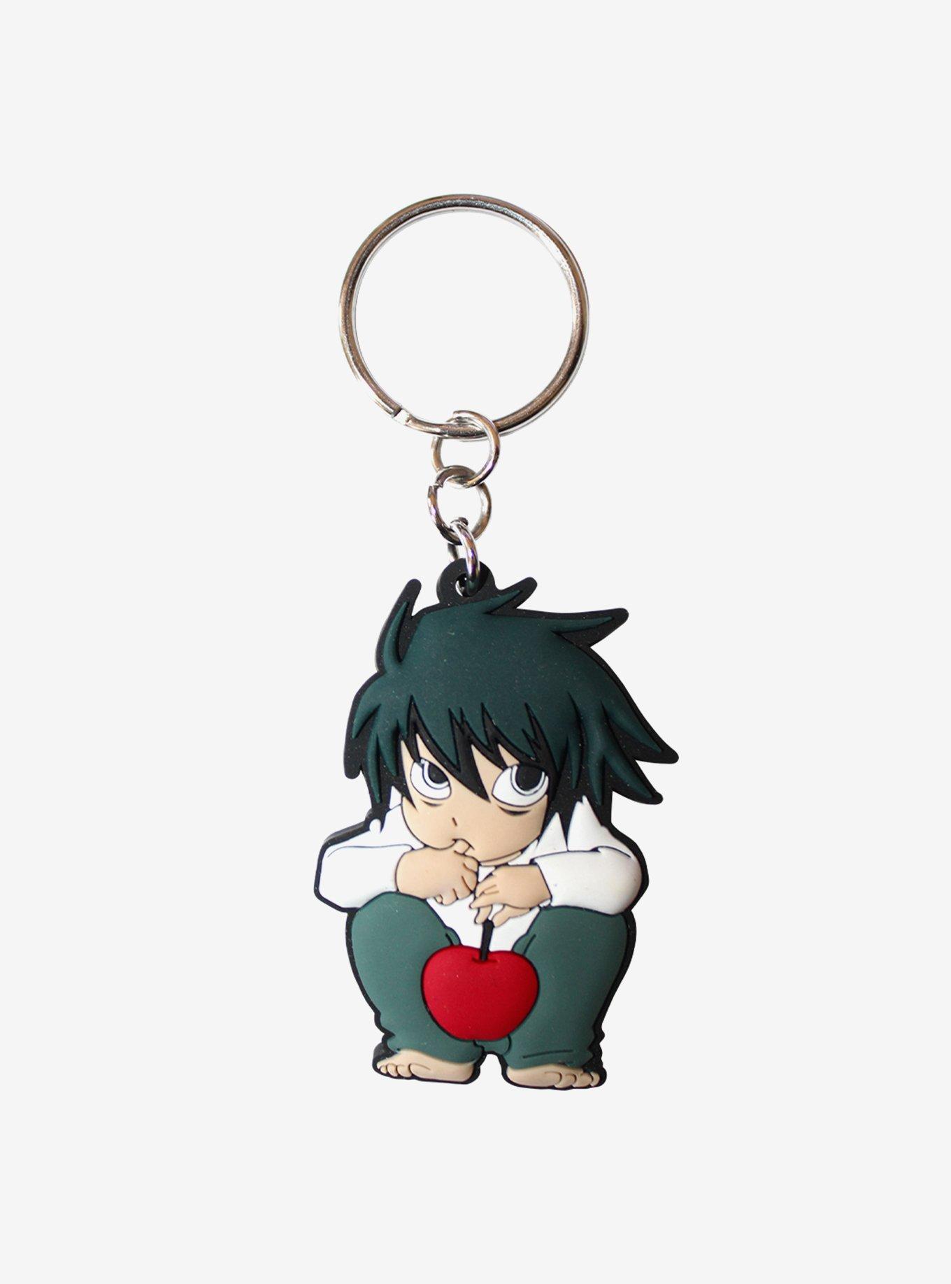 Death Note L Mug, Figure, and Keychain Bundle