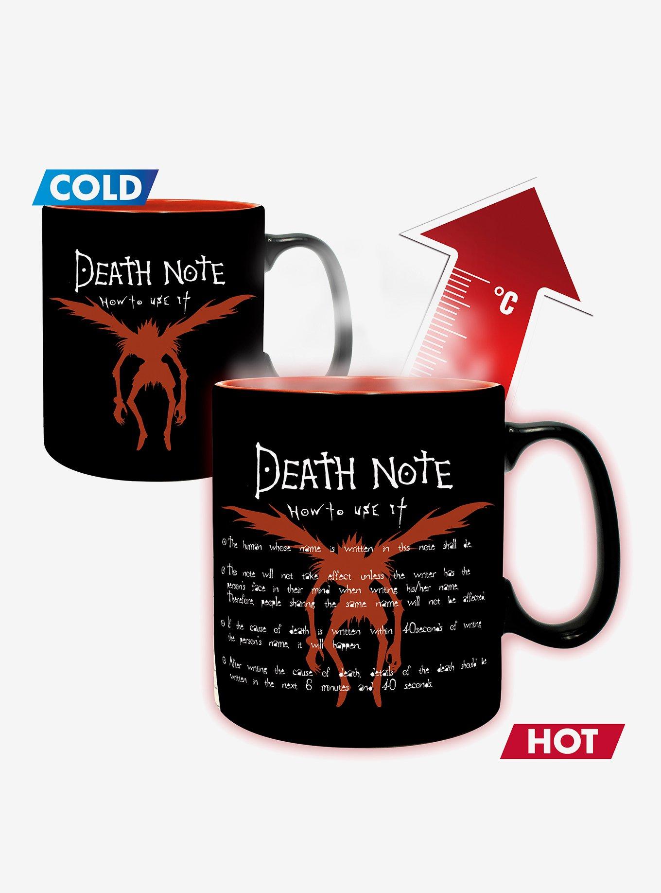 Death Note Heat Change Mug and Keychain Set, , alternate