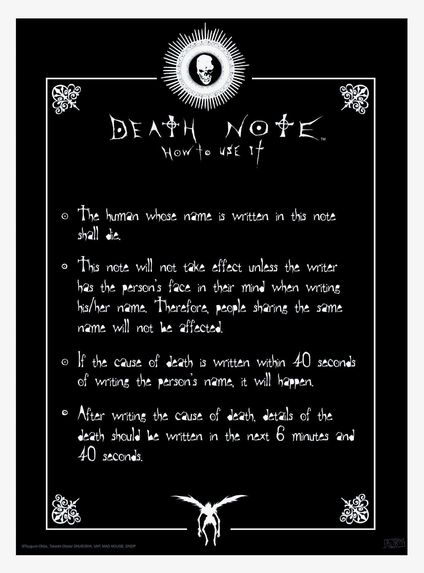 Death Note Light & Death Note Boxed Poster Set, , hi-res