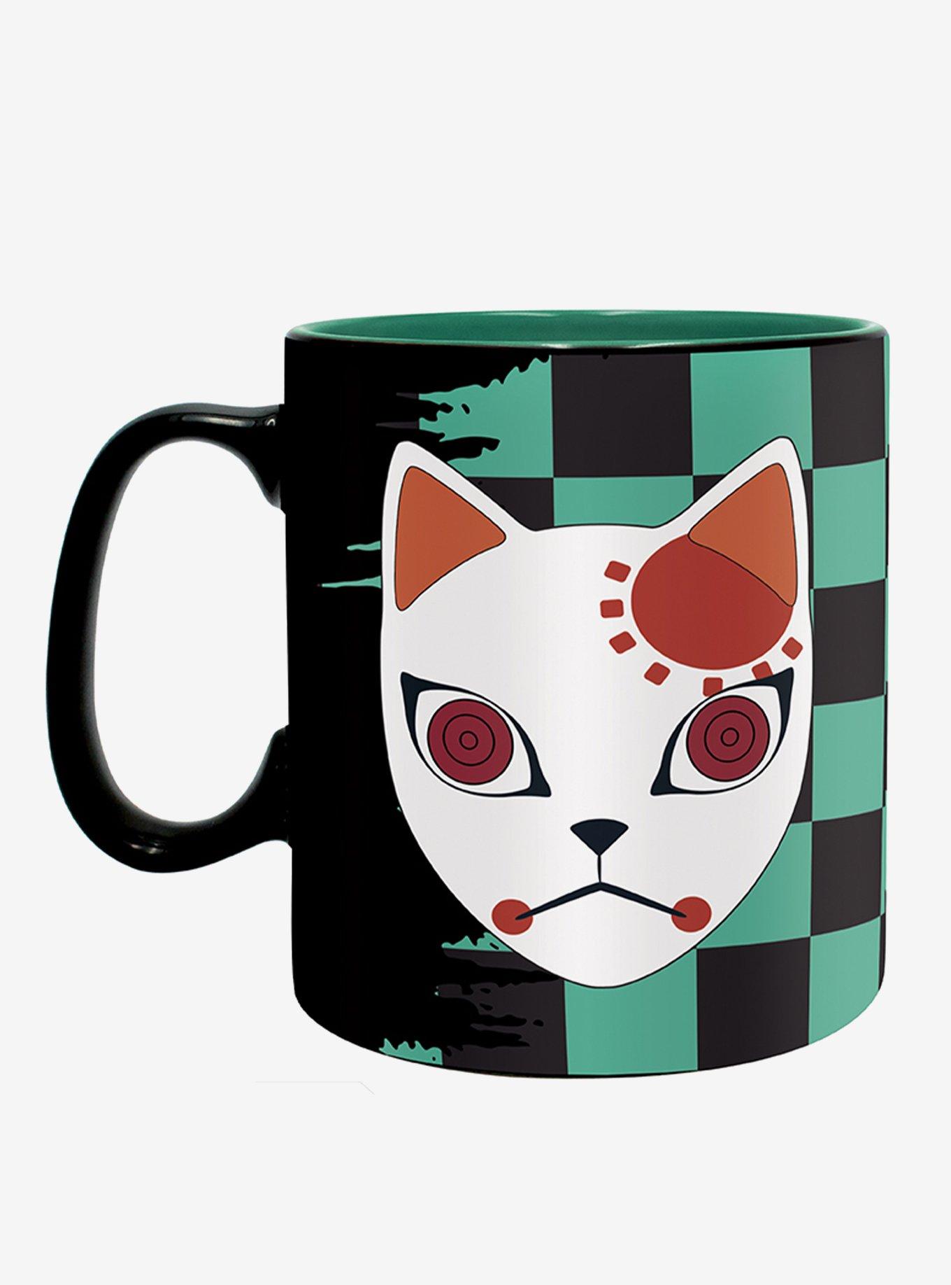 Demon Slayer: Kimetsu No Yaiba Tanjiro Mask and Hanafuda Earrings Mug Set, , alternate