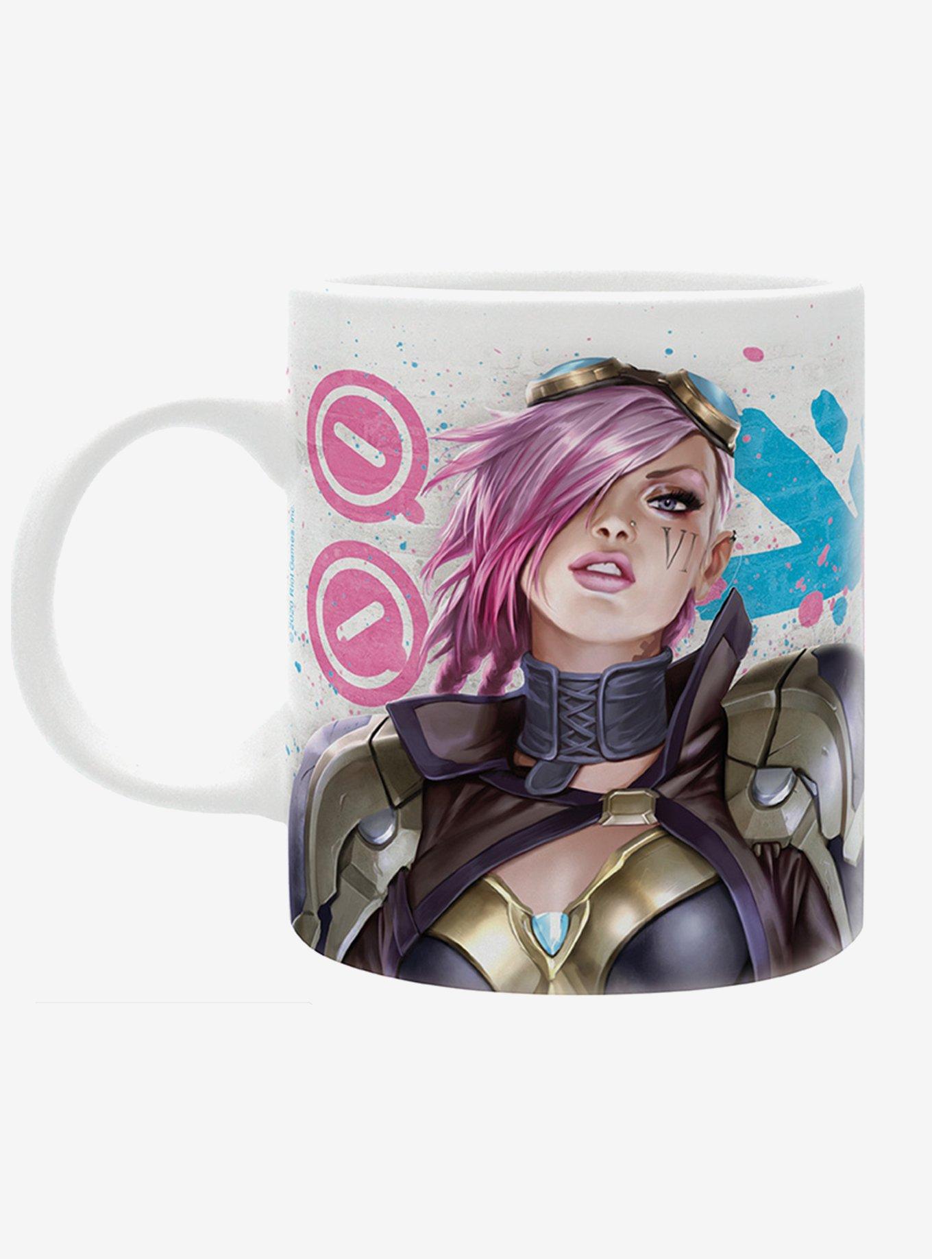League of Legends Vi Jinx Mug and Thresh Keychain Set, , alternate