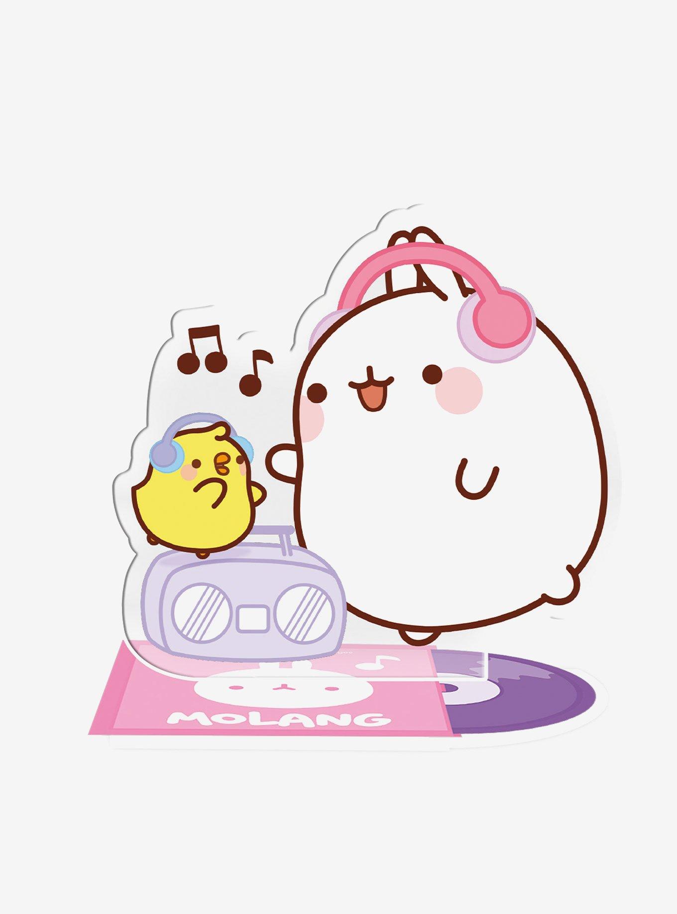 Molang Flower and Music Acryl Figure Bundle, , alternate