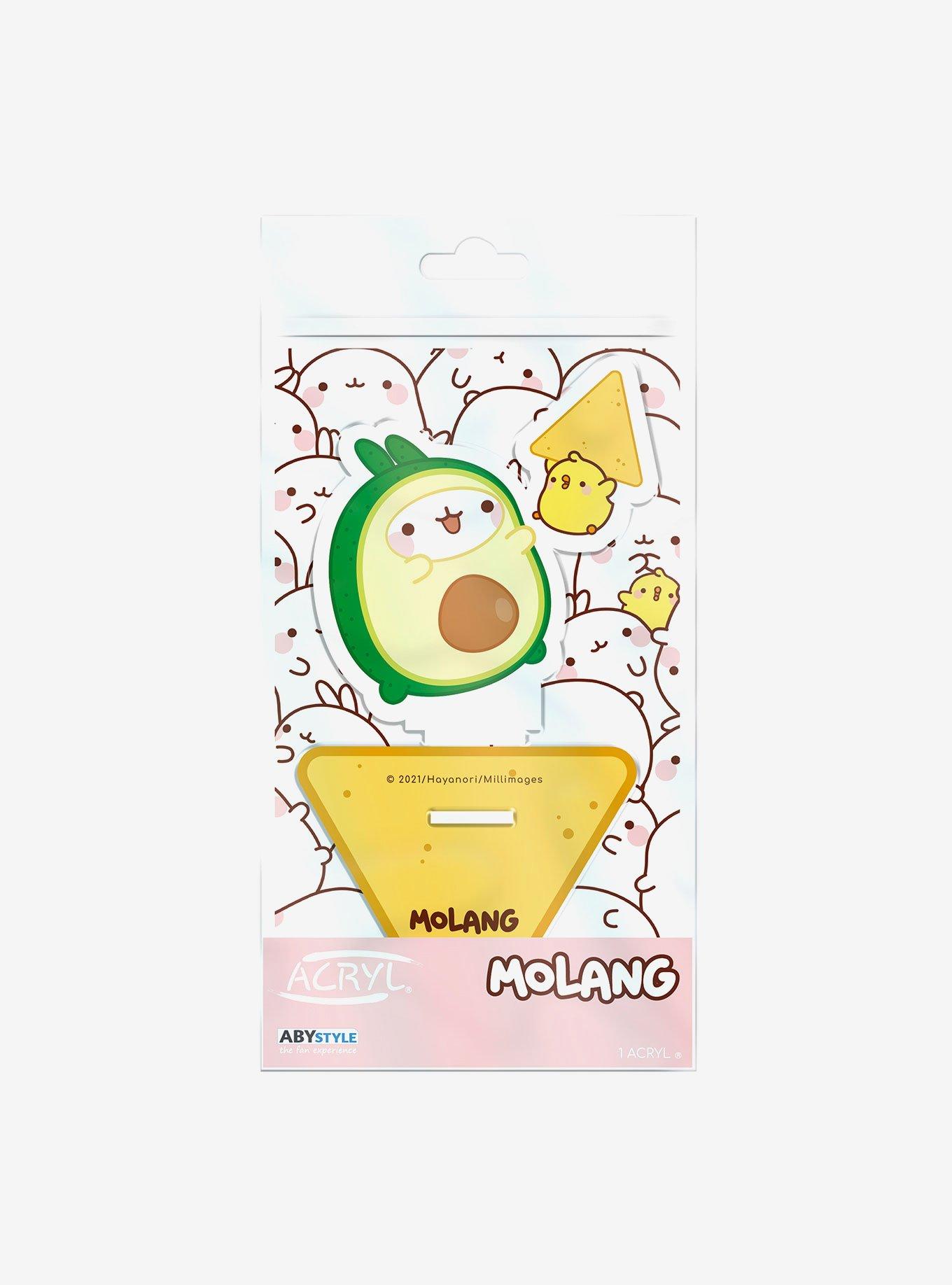 Molang Watermelon and Avocado Acryl Figure Bundle, , alternate