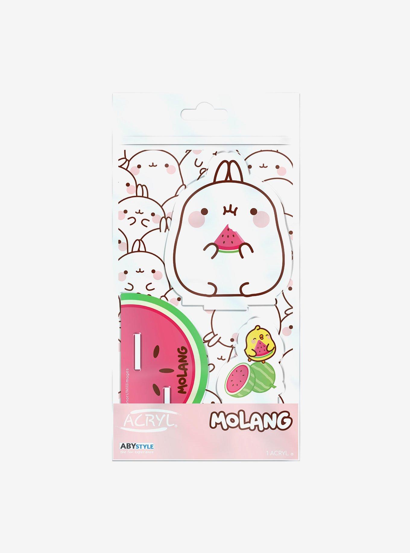 Molang Watermelon and Avocado Acryl Figure Bundle, , alternate