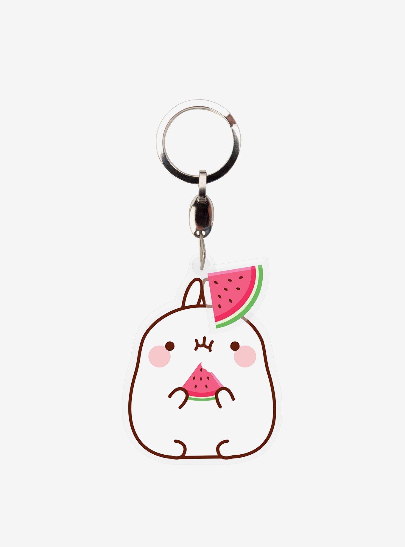 Molang Watermelon and Avocado Keychain Bundle, , alternate
