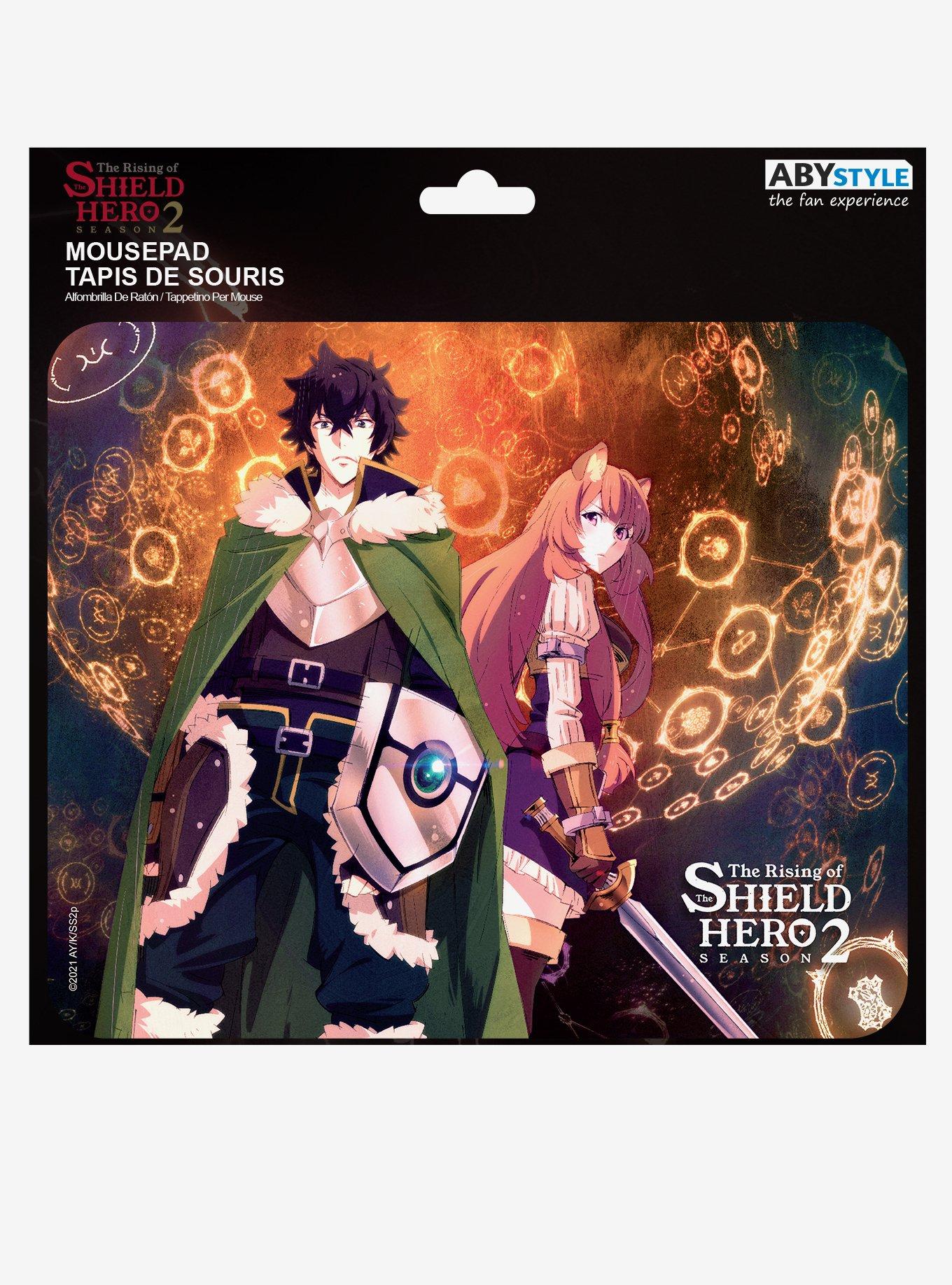 The Rising of the Shield Hero Naofumi & Raphtalia Mousepad, , alternate