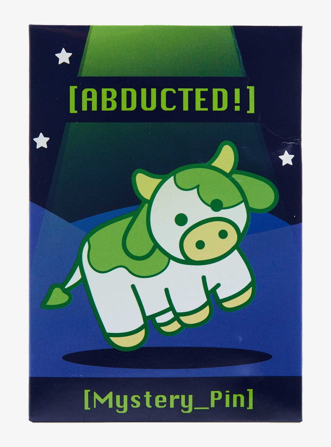Abducted Colorful Cow Blind Bag Enamel Pin - BoxLunch Exclusive, , hi-res