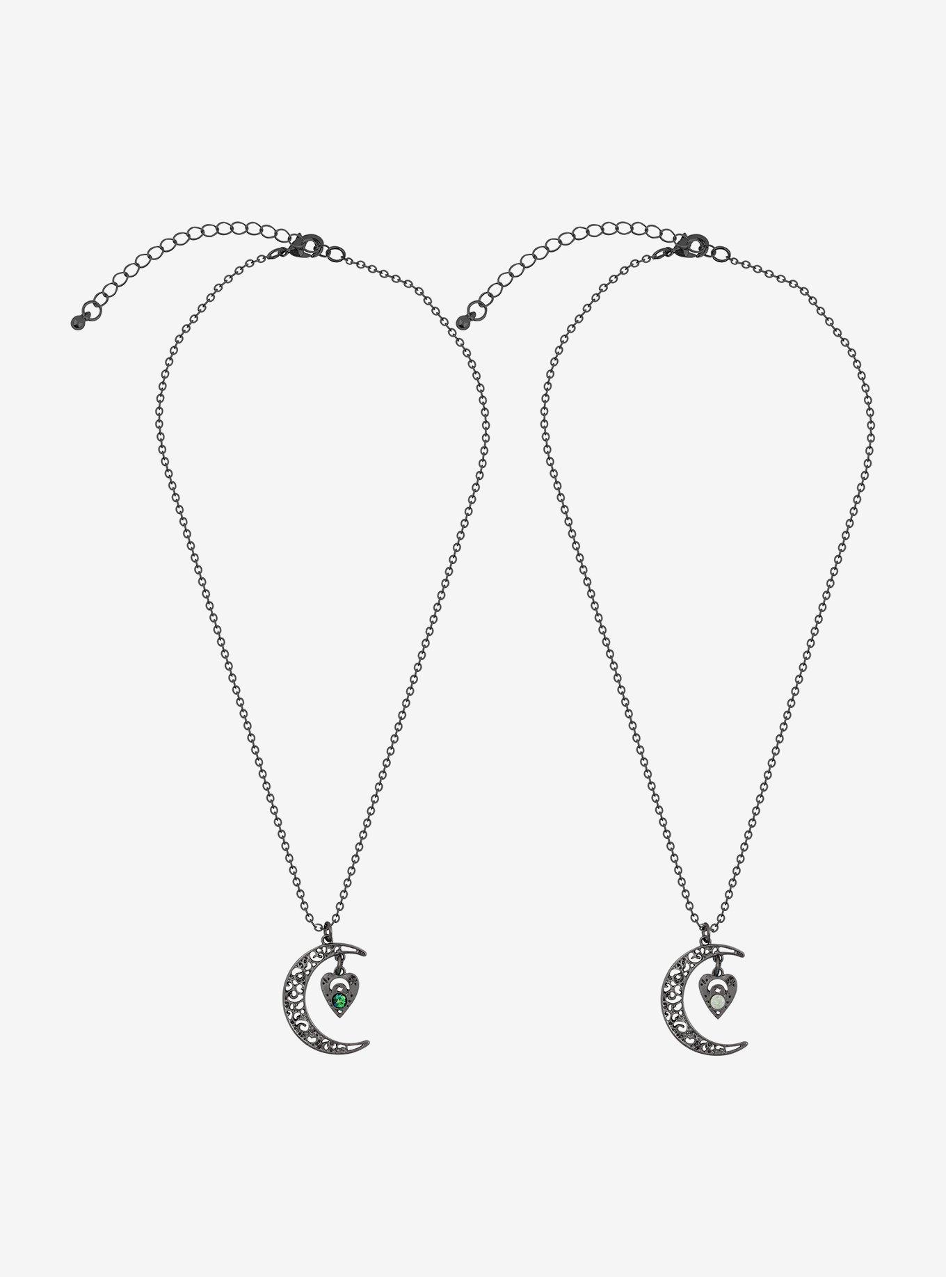 Planchette Moon Best Friend Necklace Set, , alternate