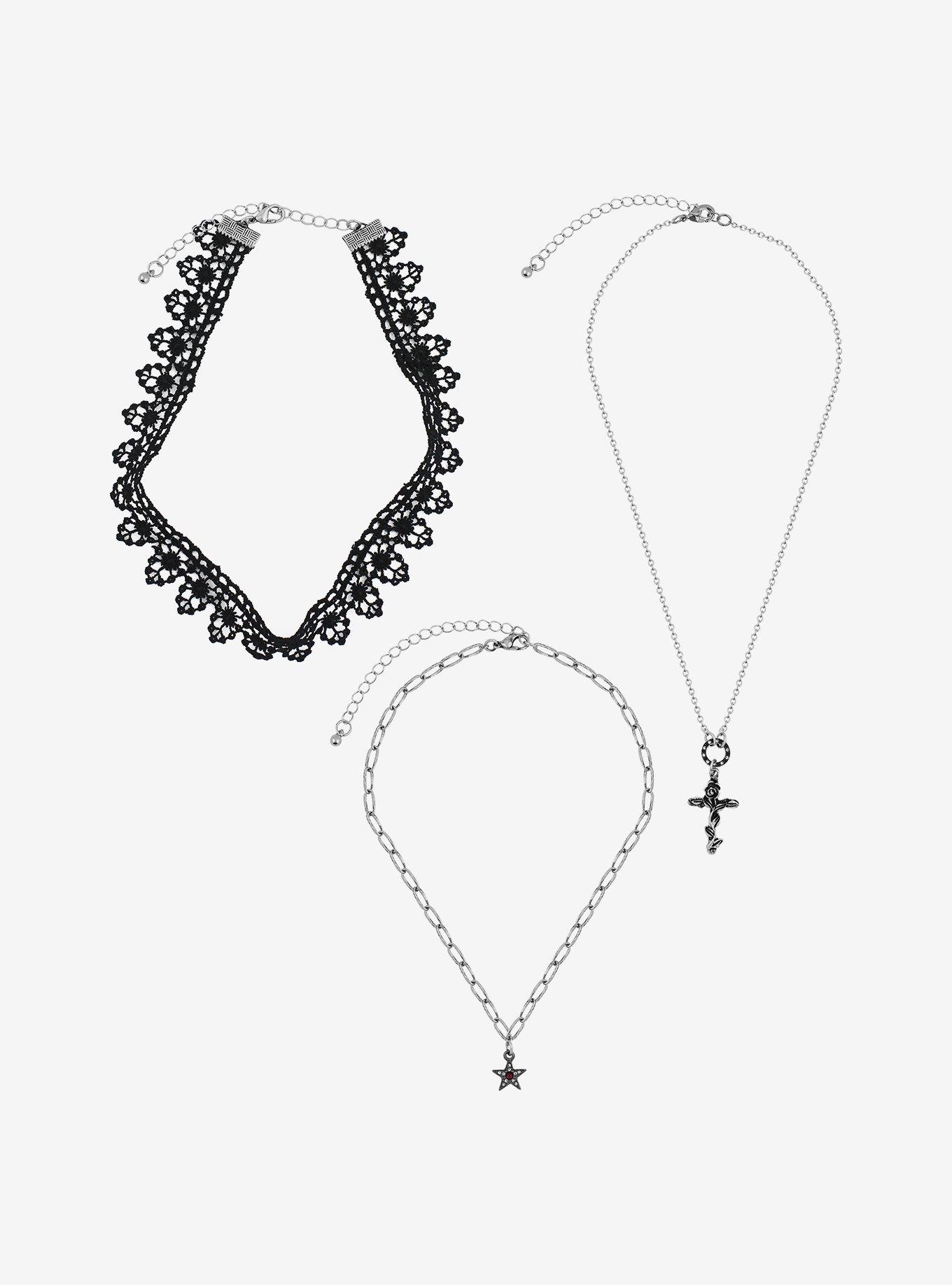 Star Cross Necklace Set, , alternate
