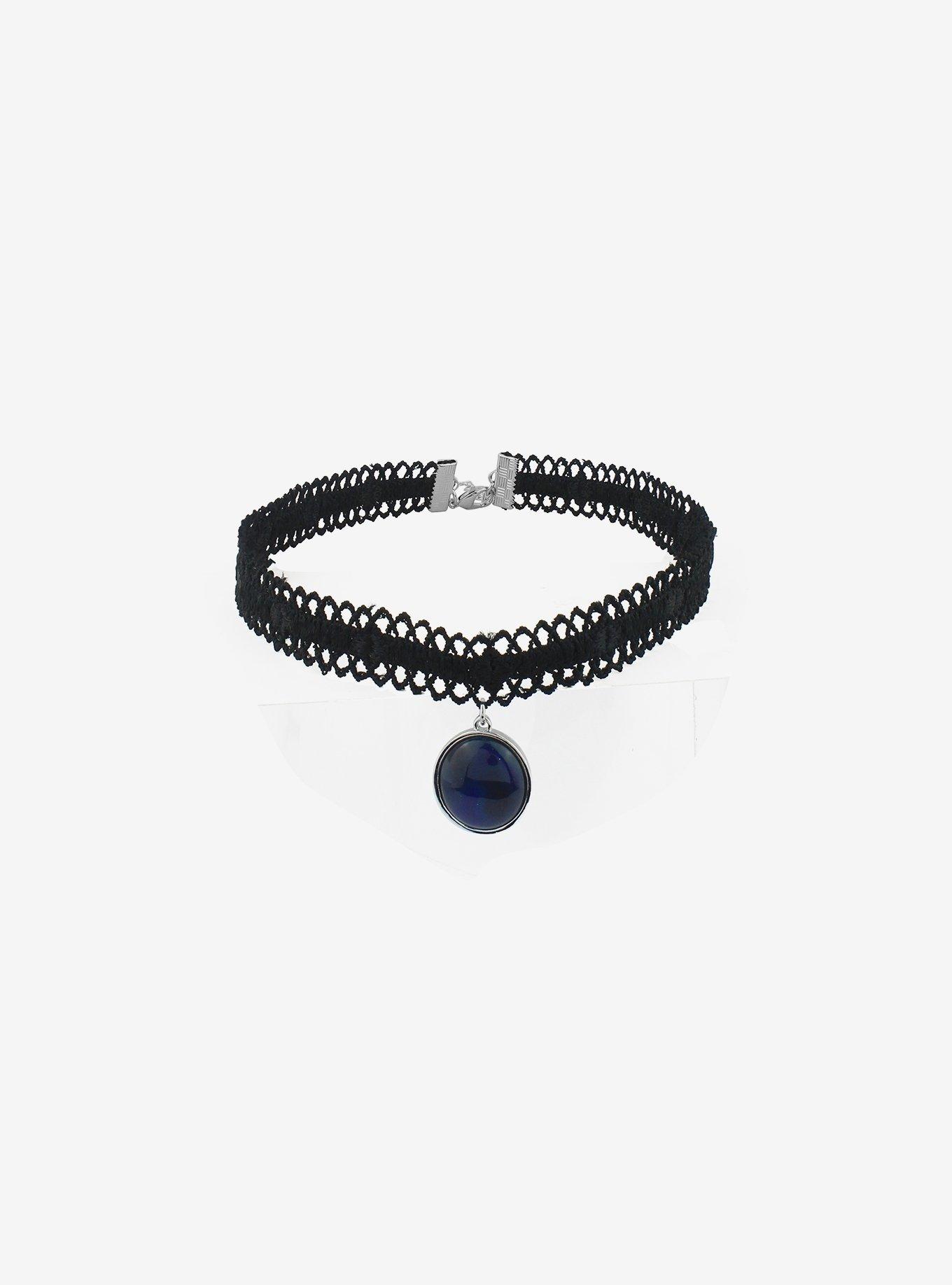 Black Mood Stone Choker, , alternate