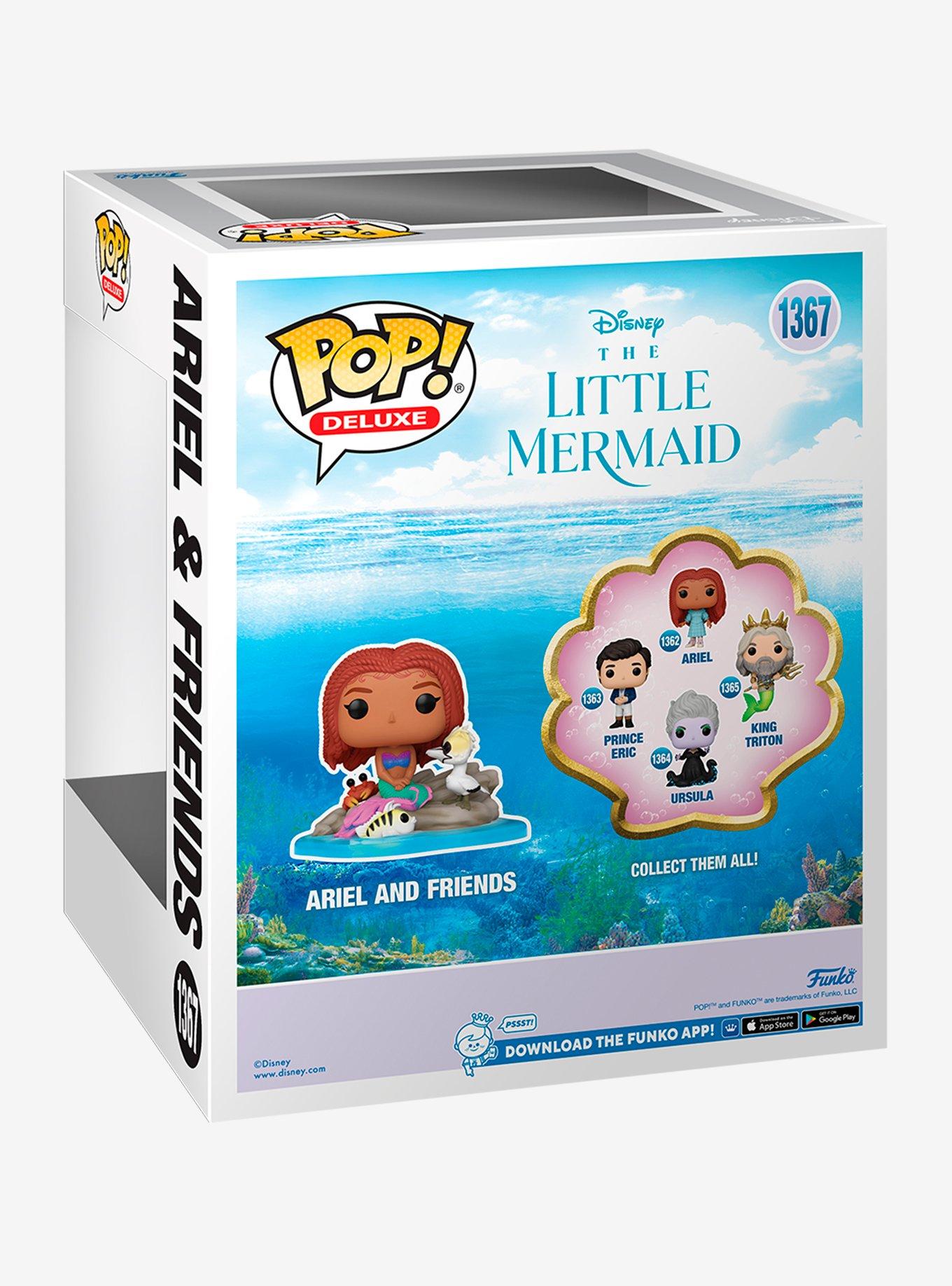 Funko Disney The Little Mermaid Pop! Deluxe Ariel & Friends Vinyl Figure, , alternate