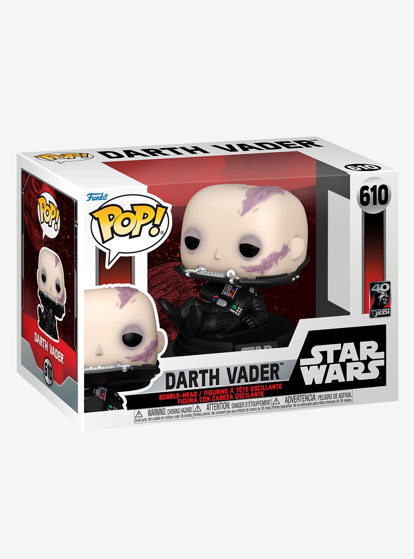 Funko Star Wars: Return Of The Jedi Pop! Darth Vader (Unmasked) Vinyl Bobble-Head Figure, , alternate