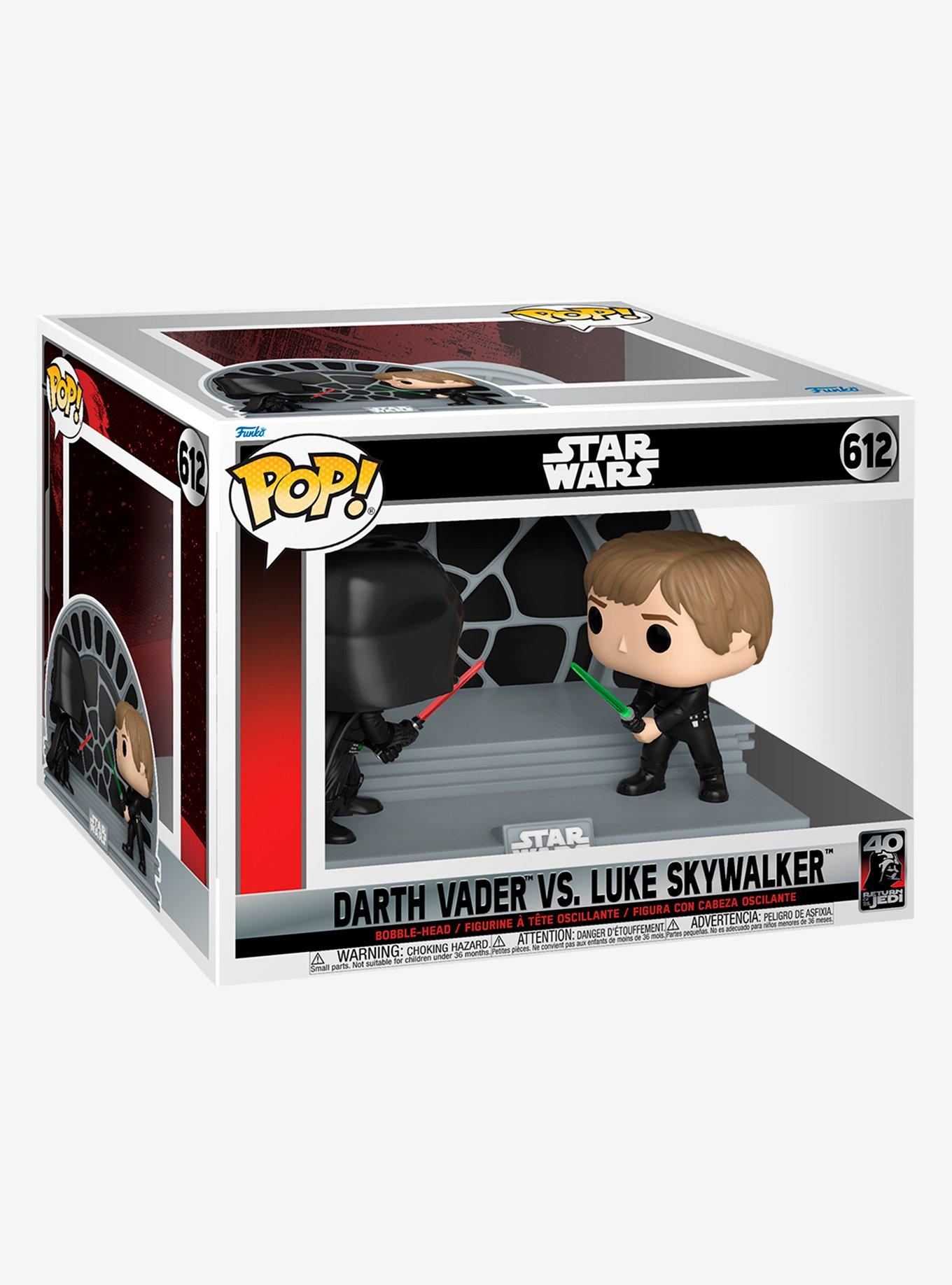 Funko Star Wars: Return Of The Jedi Pop! Moment Luke Skywalker & Darth Vader Vinyl Bobble-Head Figure