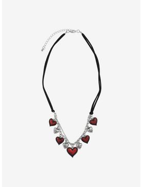 Heart Cord Necklace, , hi-res