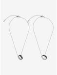 Heart Ring Chain Best Friend Necklace Set, , alternate