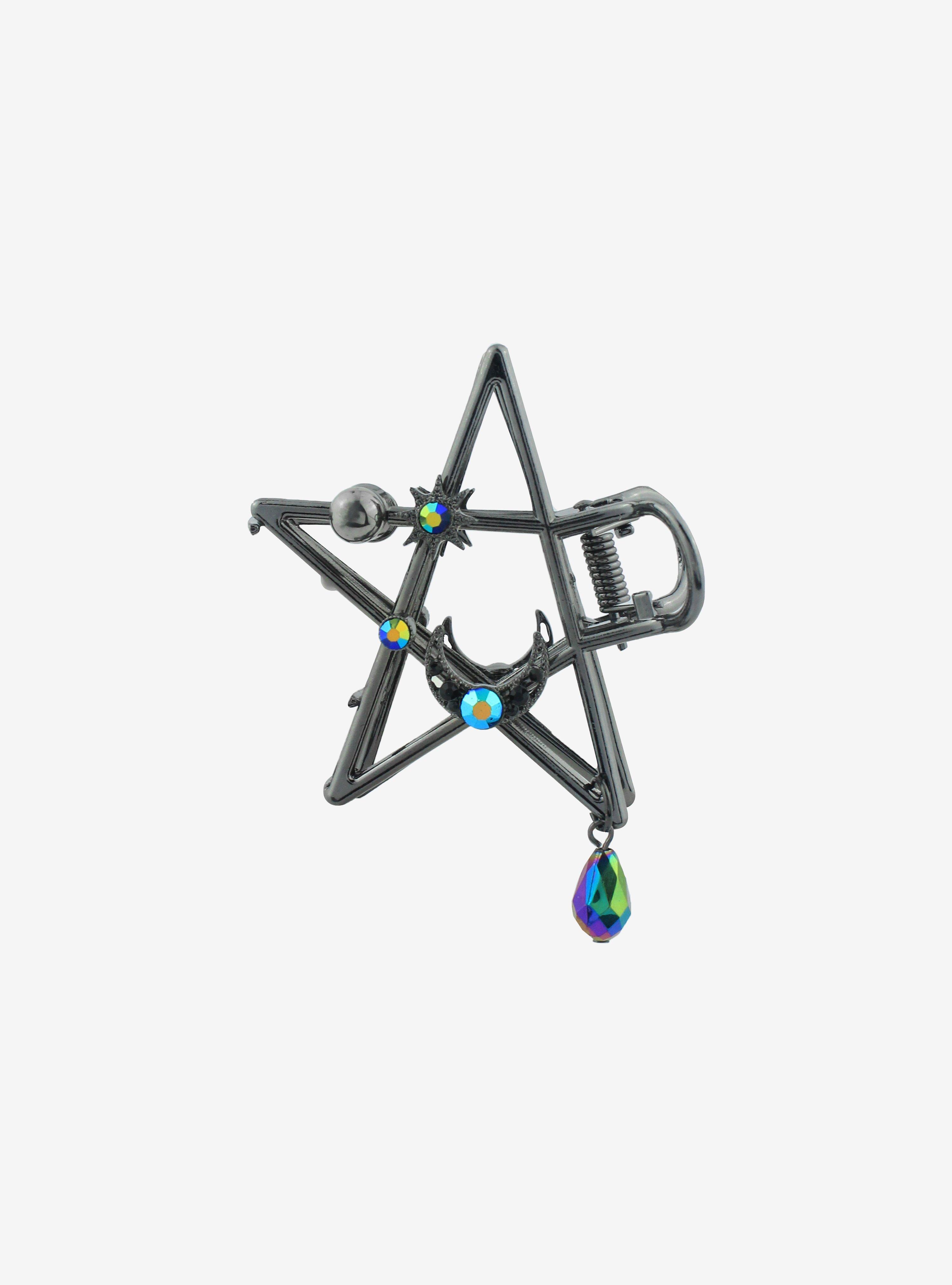 Celestial Star Claw Hair Clip, , alternate