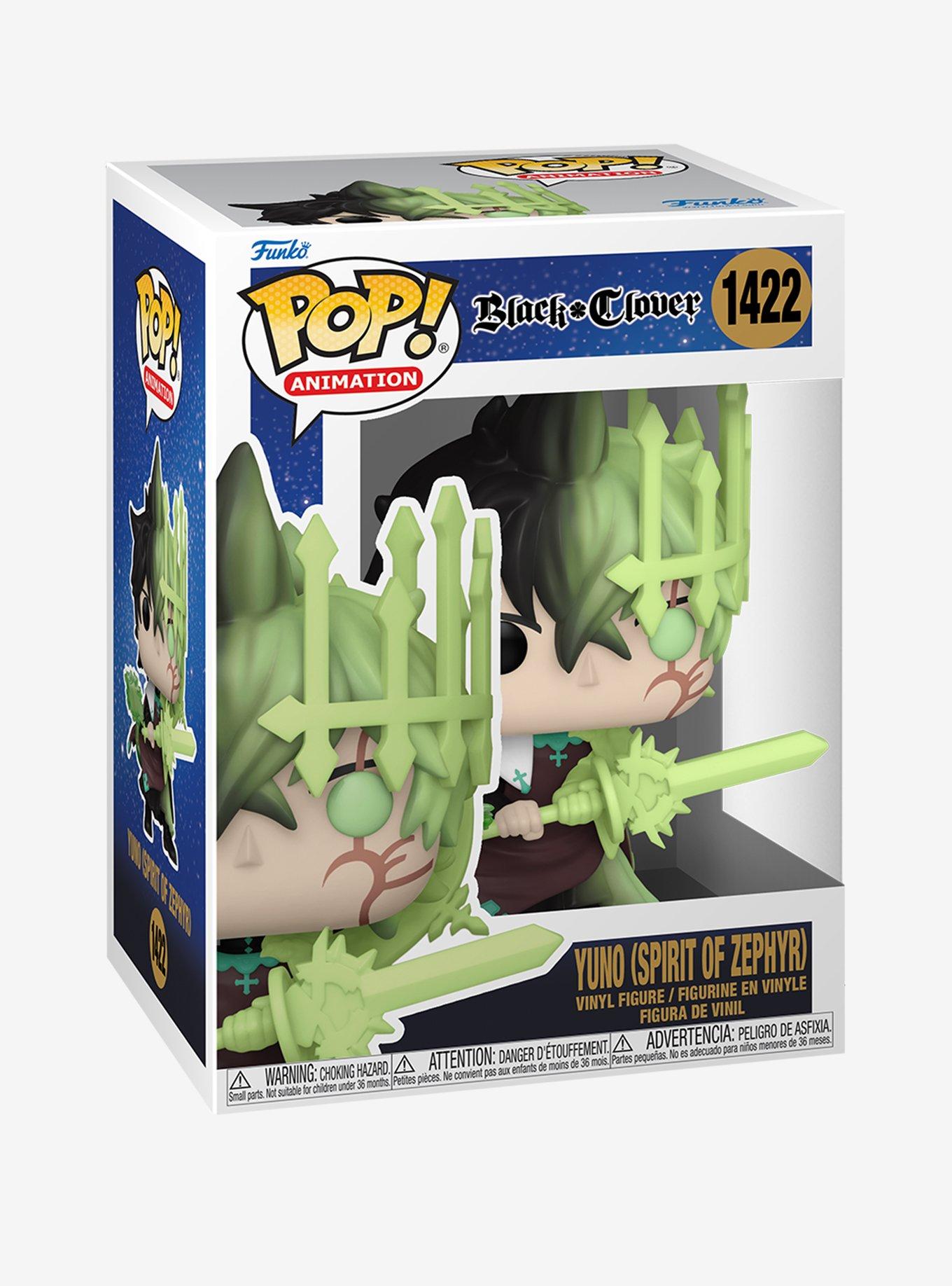 Funko Black Clover Pop! Animation Yuno (Spirit Of Zephyr) Vinyl Figure, , alternate